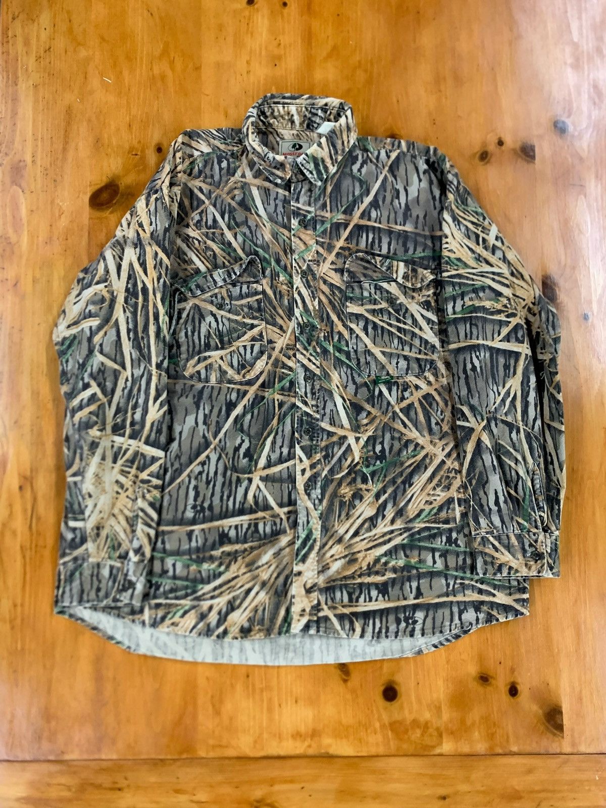 Vintage Vintage 1990s Realtree Marsh Camo Flannel Overshirt | Grailed