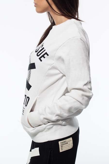The Weeknd *GRAIL* Official Issue XO Cut & Sewn Crewneck White 2X014 Size US XL / EU 56 / 4 - 9 Thumbnail