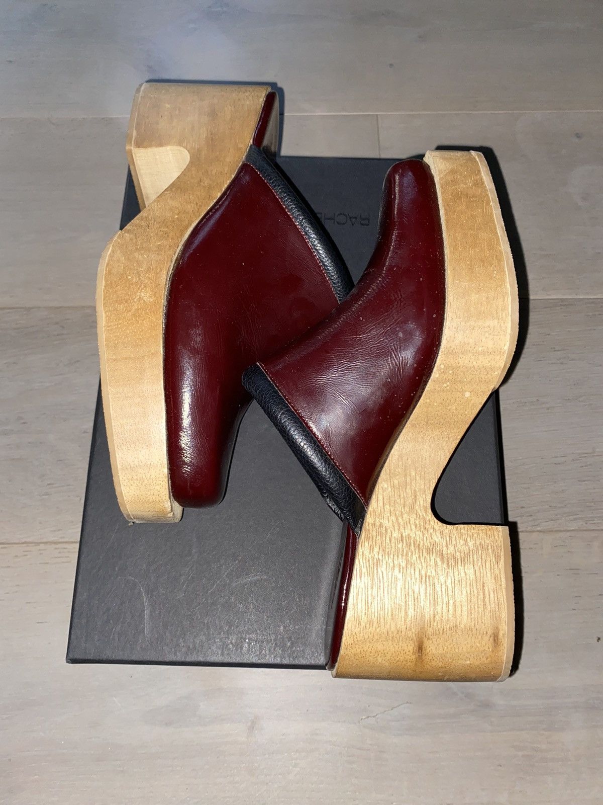 Rachel Comey Patent Leather Salta Clog