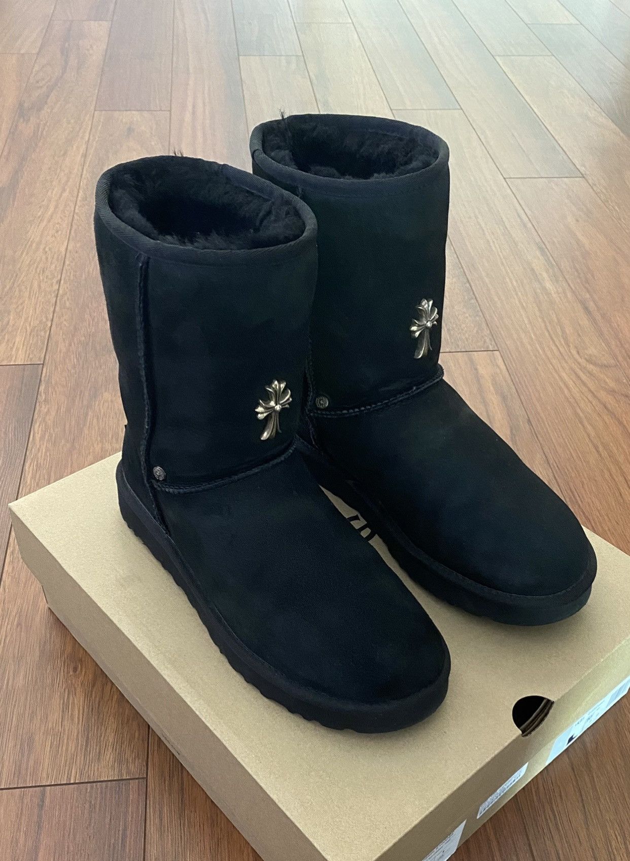 Chrome Hearts Ugg Boots Black