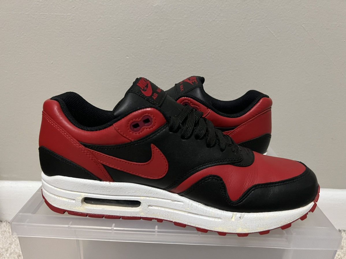 Nike 100% Authentic 2015 Nike Air Max 1 Bred Size 8 665873-061 Size US 8 / EU 41 - 5 Thumbnail
