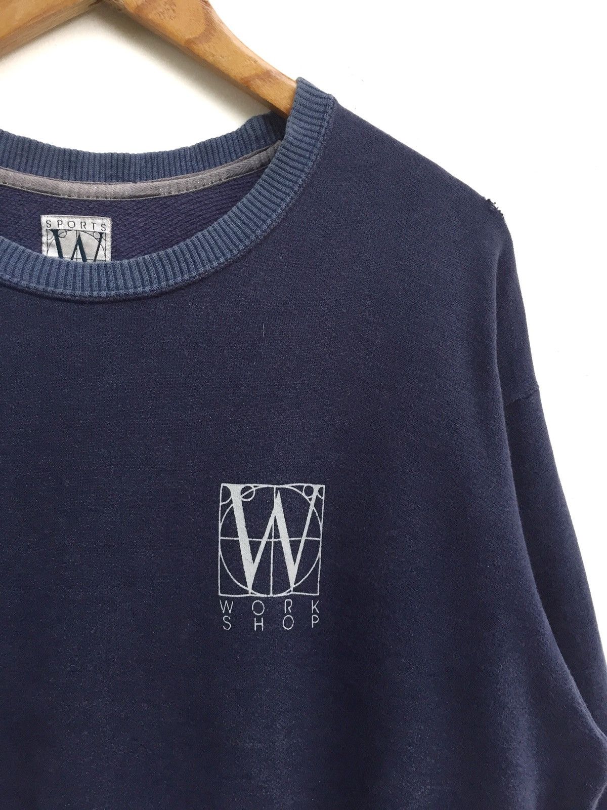 Yohji Yamamoto Vintage Yohji Yamamoto Workshop Label Sweatshirt Size M / US 6-8 / IT 42-44 - 3 Thumbnail