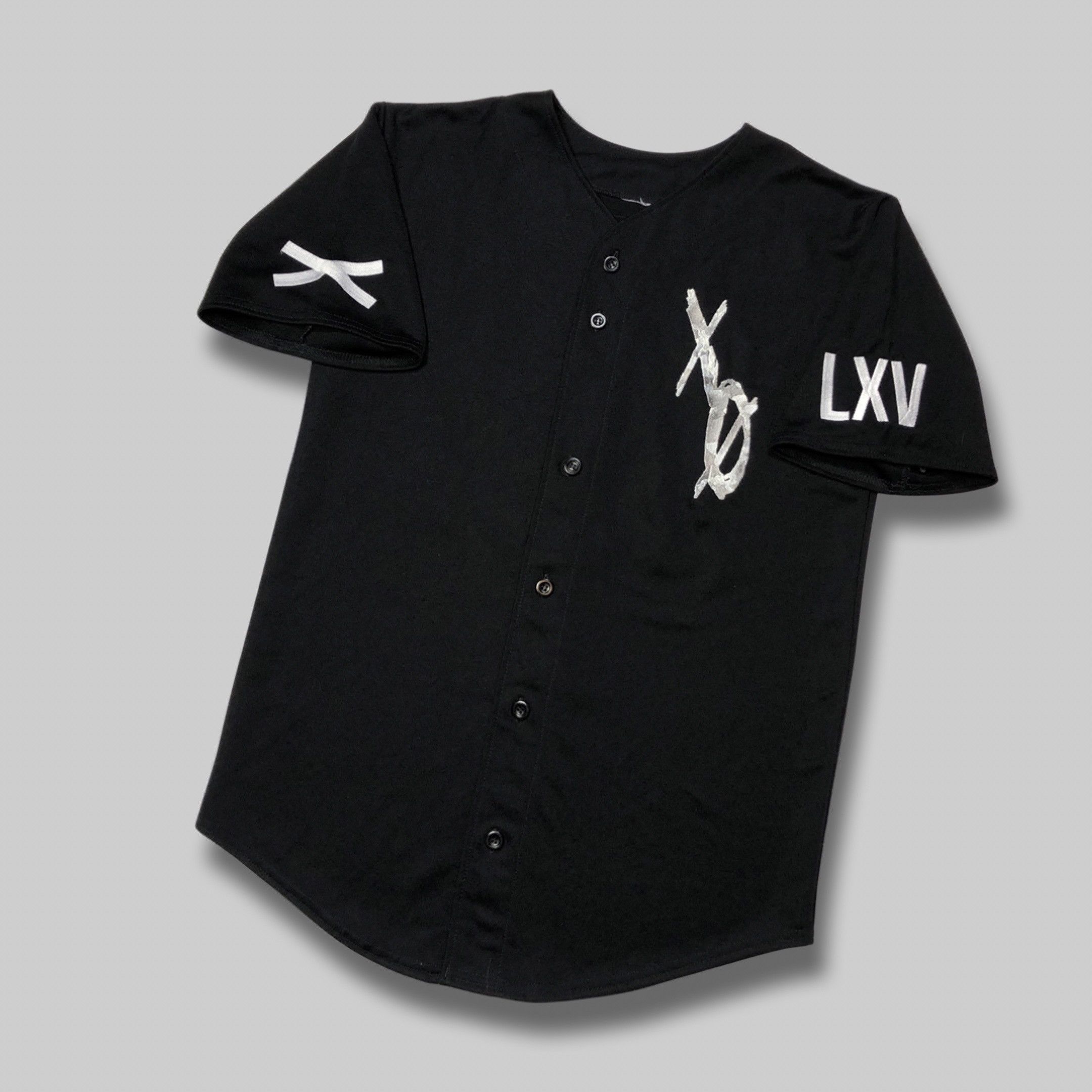 The Weeknd *GRAIL* Official Issue XO Baseball Jersey 2XO14 Black Size US XXL / EU 58 / 5 - 3 Thumbnail