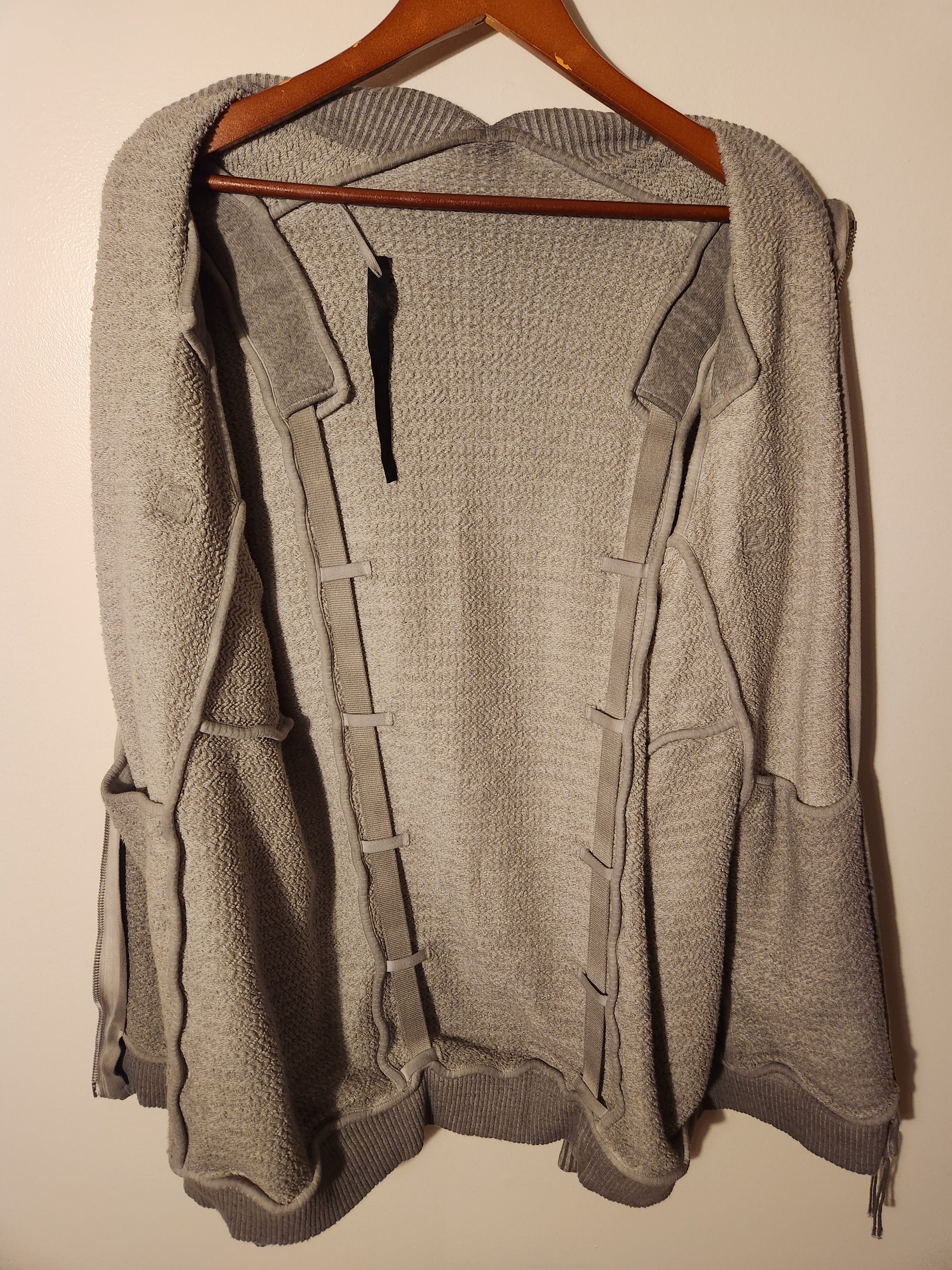 Boris Bidjan Saberi Adjustable Dyed Zipped Sweater Jacket Size US L / EU 52-54 / 3 - 6 Thumbnail