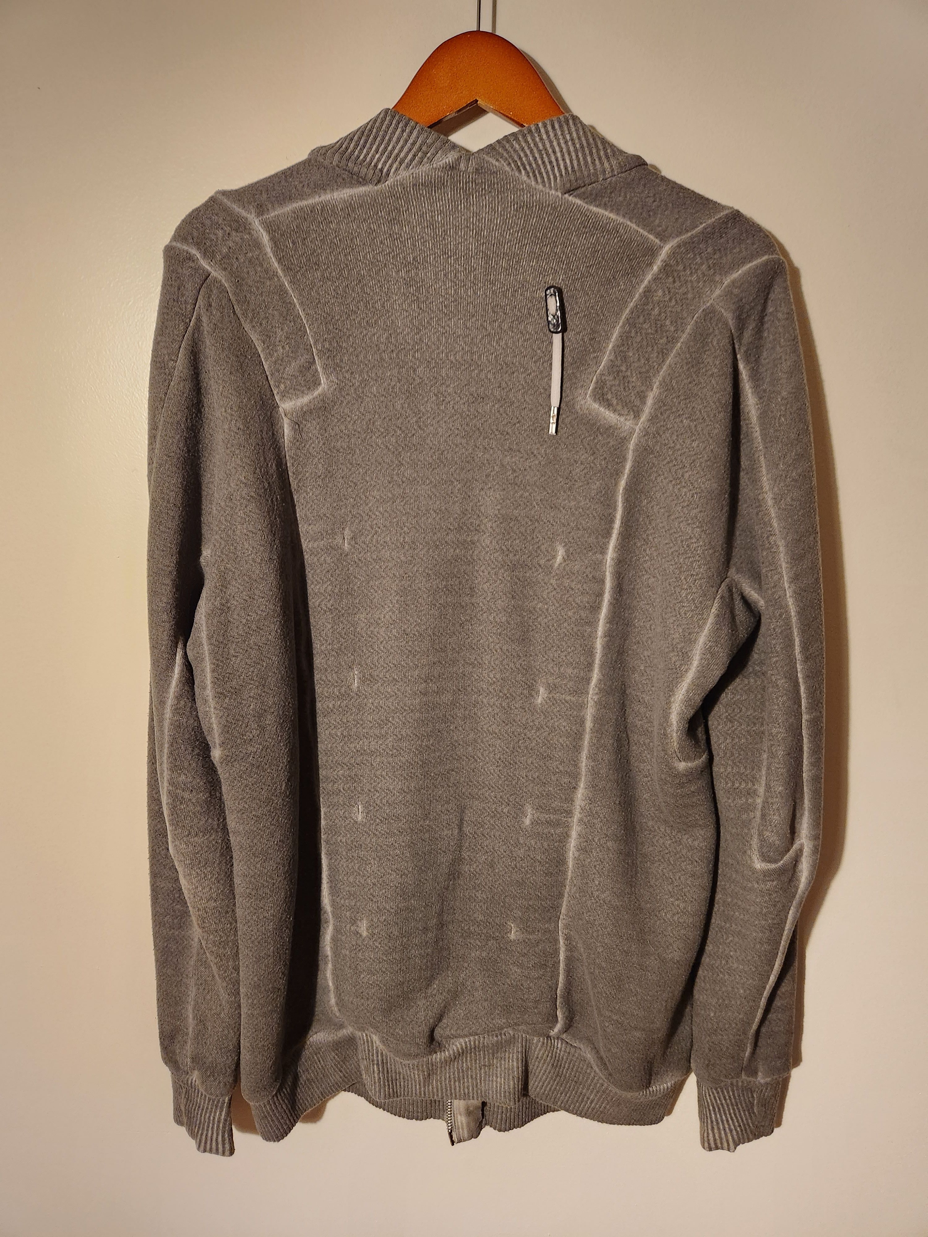 Boris Bidjan Saberi Adjustable Dyed Zipped Sweater Jacket Size US L / EU 52-54 / 3 - 2 Thumbnail