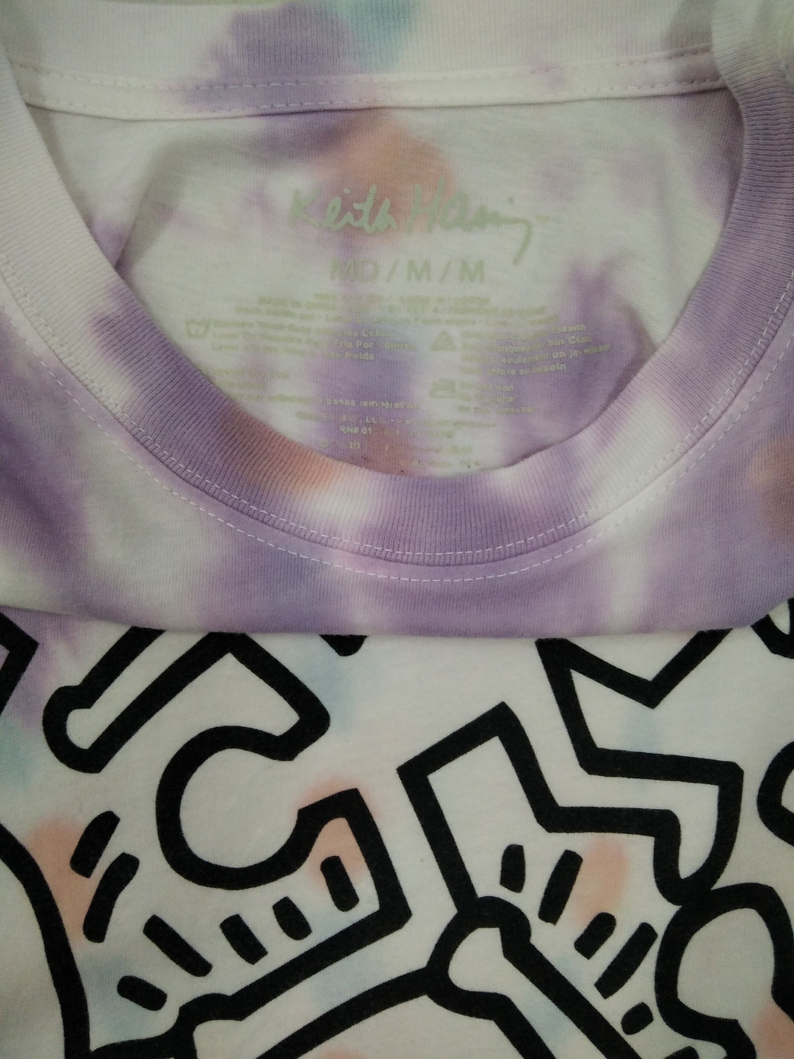 Keith Haring × Vintage Vintage Keith Haring tie dye Tee Size US M / EU 48-50 / 2 - 5 Thumbnail