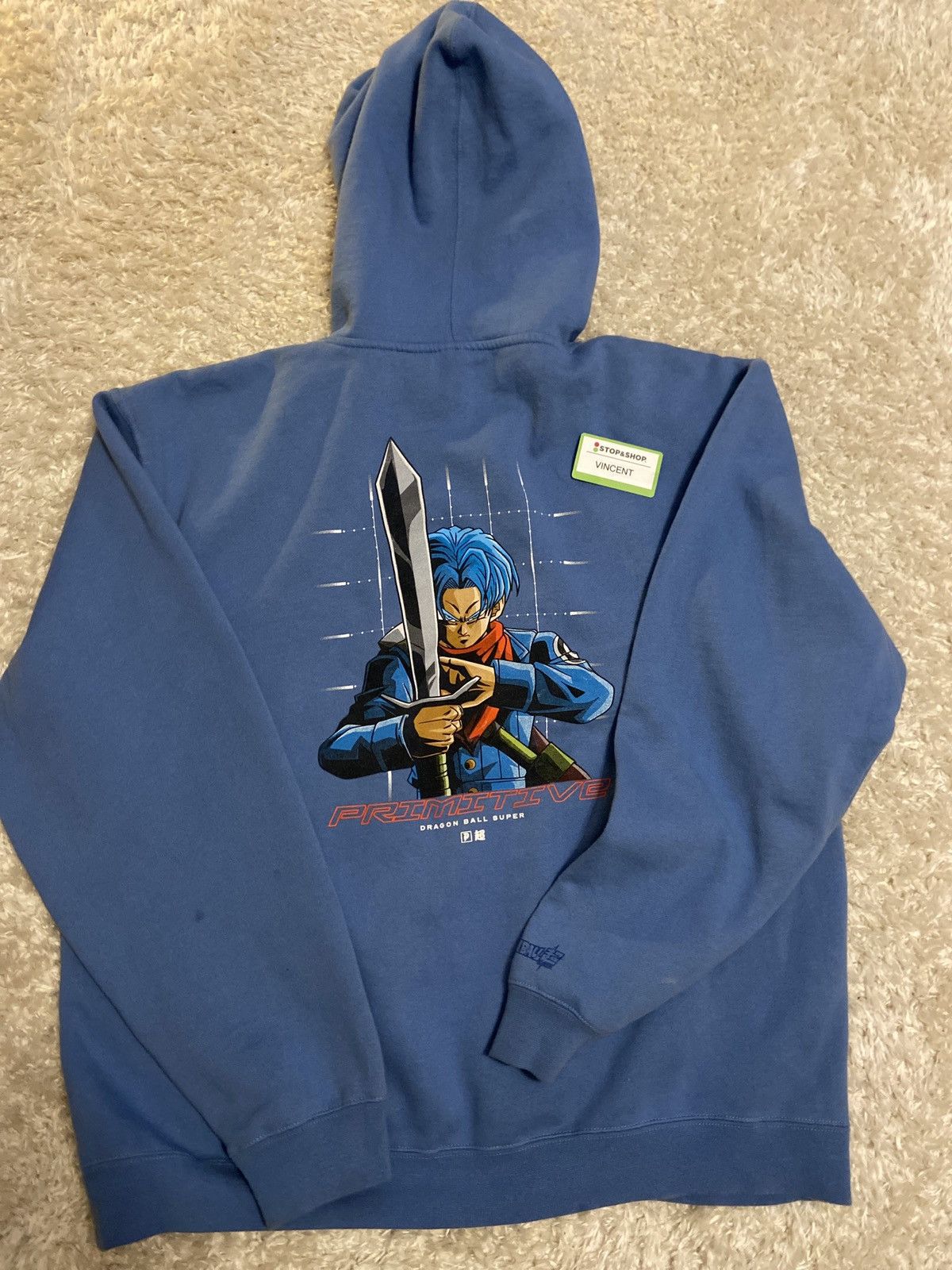 Primitive $70 Primitive X Dragon Ball Z Super Future Trunks Hoodie