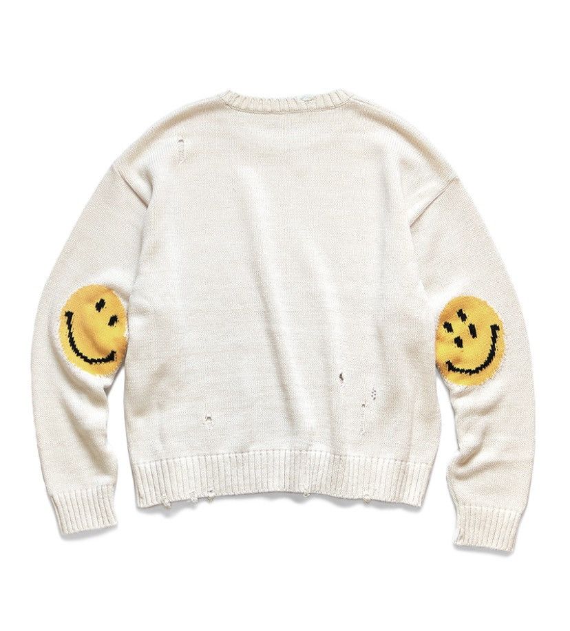 Kapital Kapital 5G Cotton Knit Smile Patch crew sweater Size US L / EU 52-54 / 3 - 9 Thumbnail