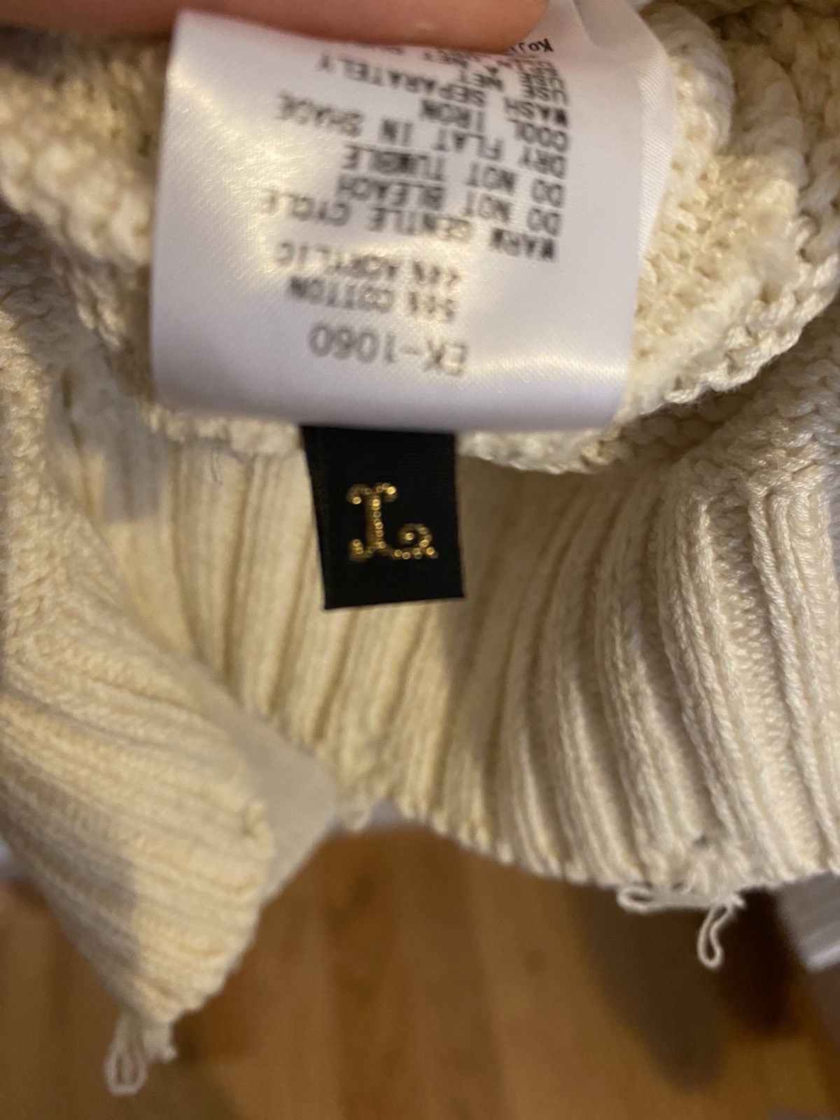 Kapital Kapital 5G Cotton Knit Smile Patch crew sweater Size US L / EU 52-54 / 3 - 7 Thumbnail