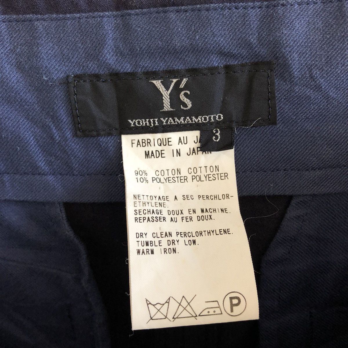 Y's for Men × Yohji Yamamoto Yohji Yamamoto blue pants Size US 28 / EU 44 - 4 Thumbnail
