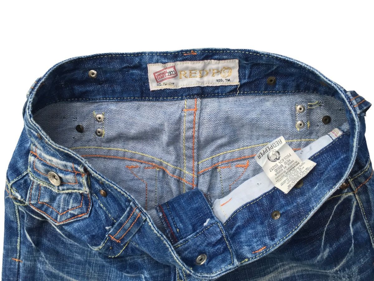 If Six Was Nine × Japanese Brand Rare Design Vintage Brand Dr Pepper Distressed Jeans 1990s Size US 26 / EU 42 - 9 Thumbnail