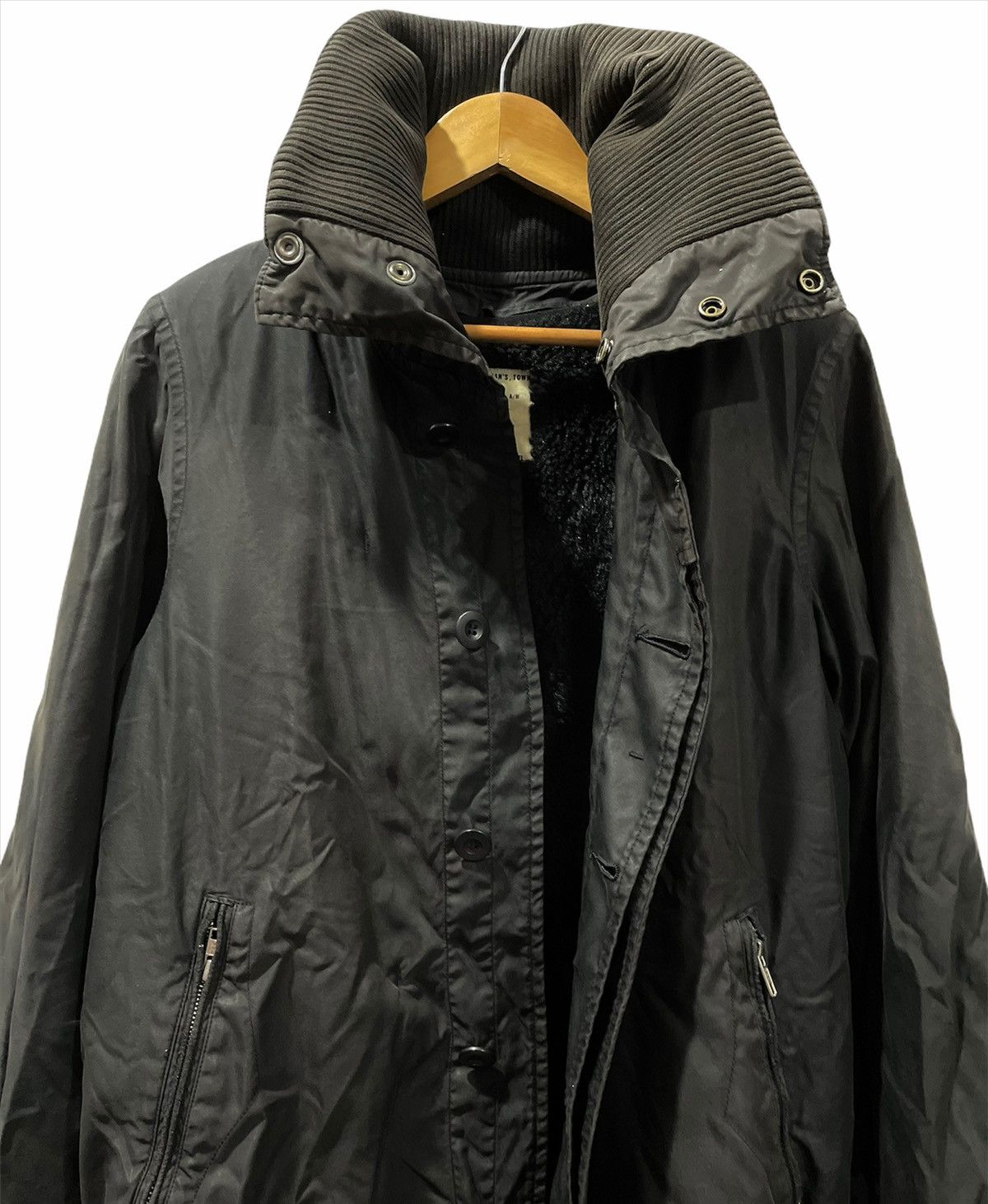 CABANE de ZUCCa × Issey Miyake × Vintage 🔥Rare 2006 A/W CABANE de ZUCCA Sherpa Button Jacket Size US M / EU 48-50 / 2 - 6 Thumbnail