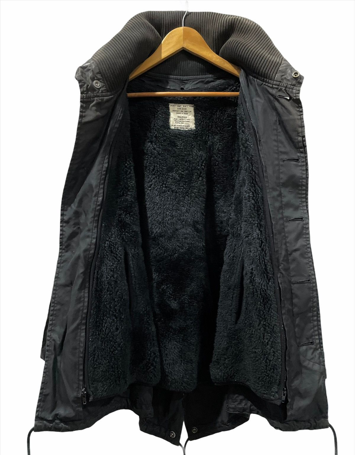 CABANE de ZUCCa × Issey Miyake × Vintage 🔥Rare 2006 A/W CABANE de ZUCCA Sherpa Button Jacket Size US M / EU 48-50 / 2 - 13 Thumbnail