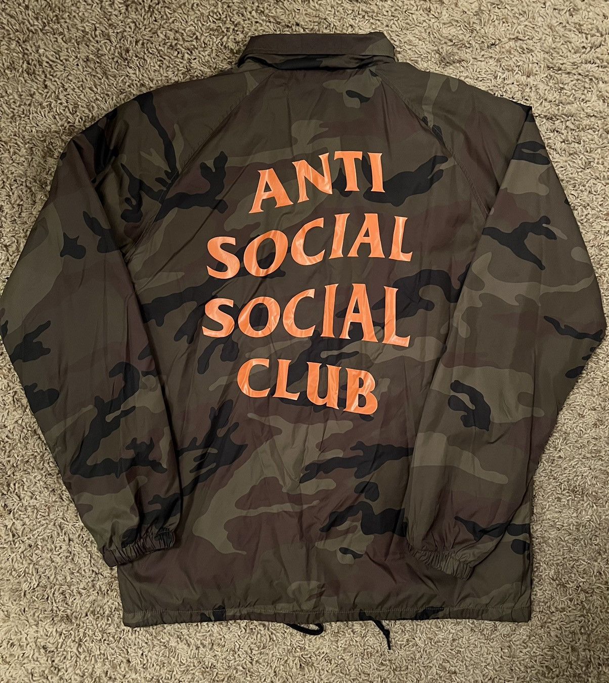 Anti Social Social Club Camo Jacket | Grailed