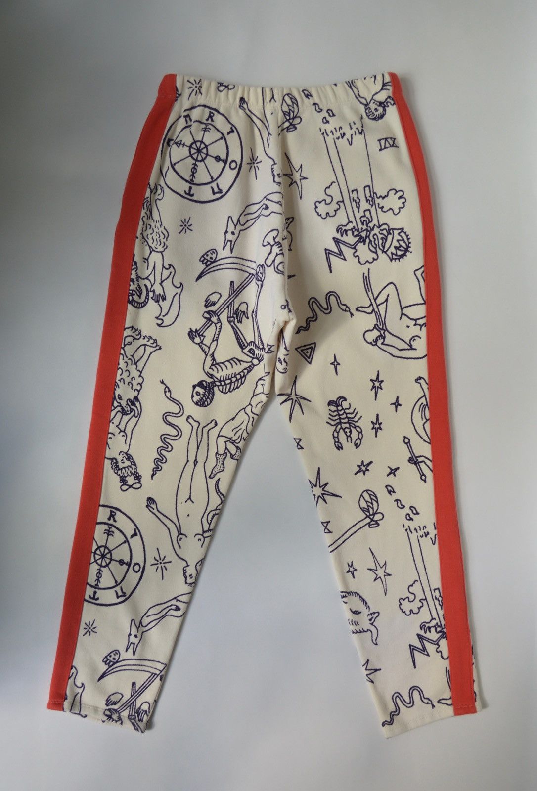 The Elder Statesman Astrology Print Side Stripe Sweatpants Size US 34 / EU 50 - 8 Thumbnail