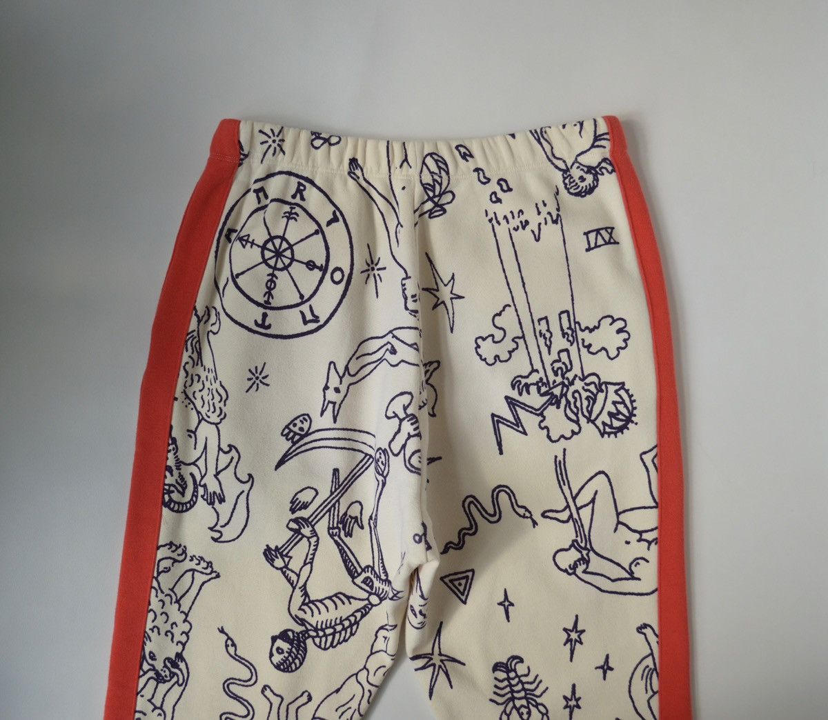 The Elder Statesman Astrology Print Side Stripe Sweatpants Size US 34 / EU 50 - 9 Thumbnail
