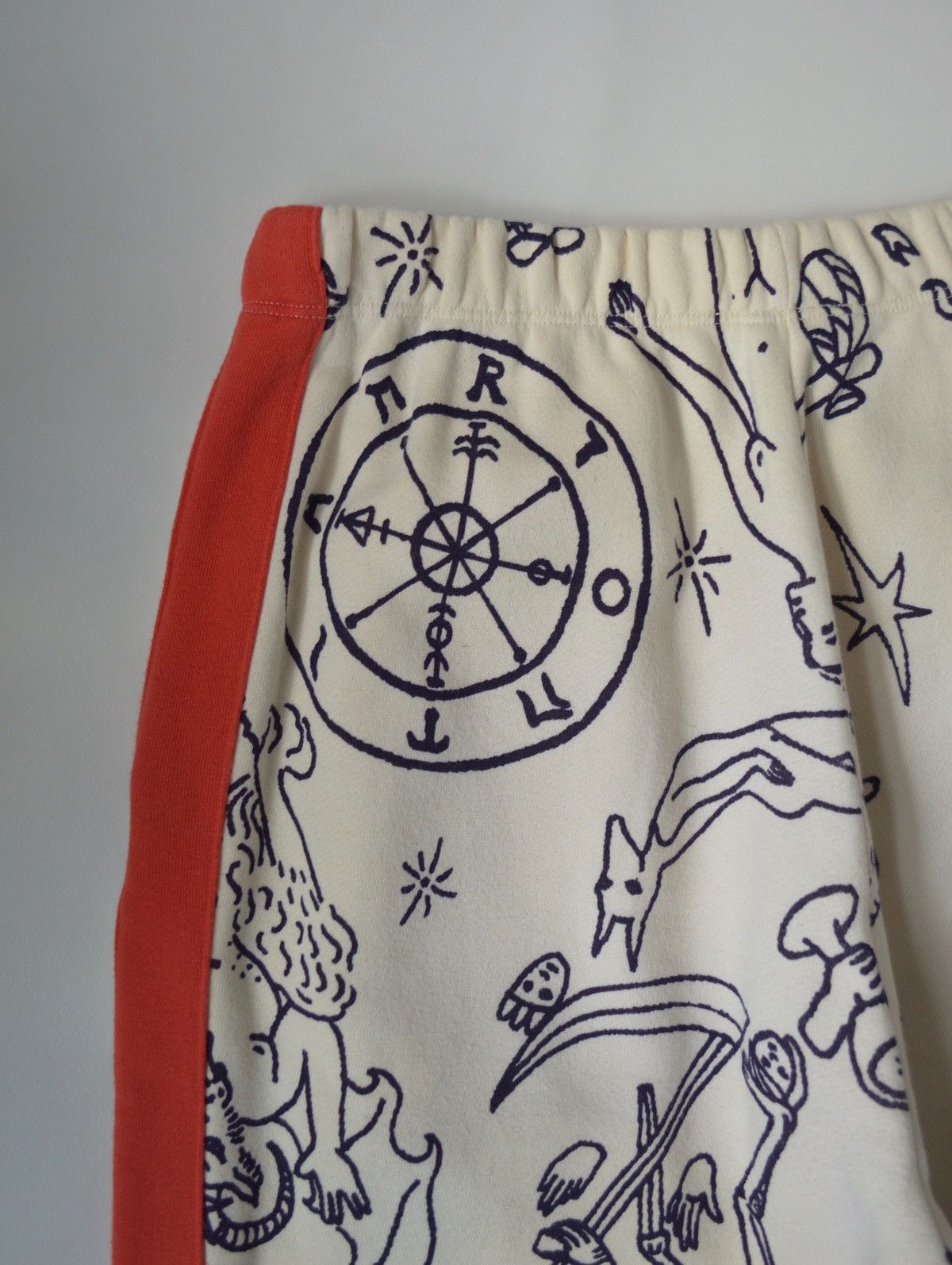 The Elder Statesman Astrology Print Side Stripe Sweatpants Size US 34 / EU 50 - 10 Thumbnail