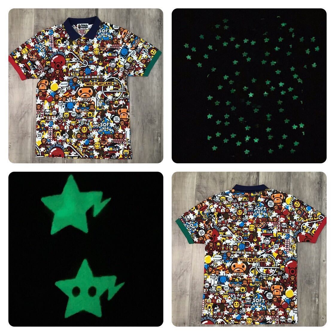 トップス a bathing ape bapesta polo shirt Bape bapesta polo shirt - Gem
