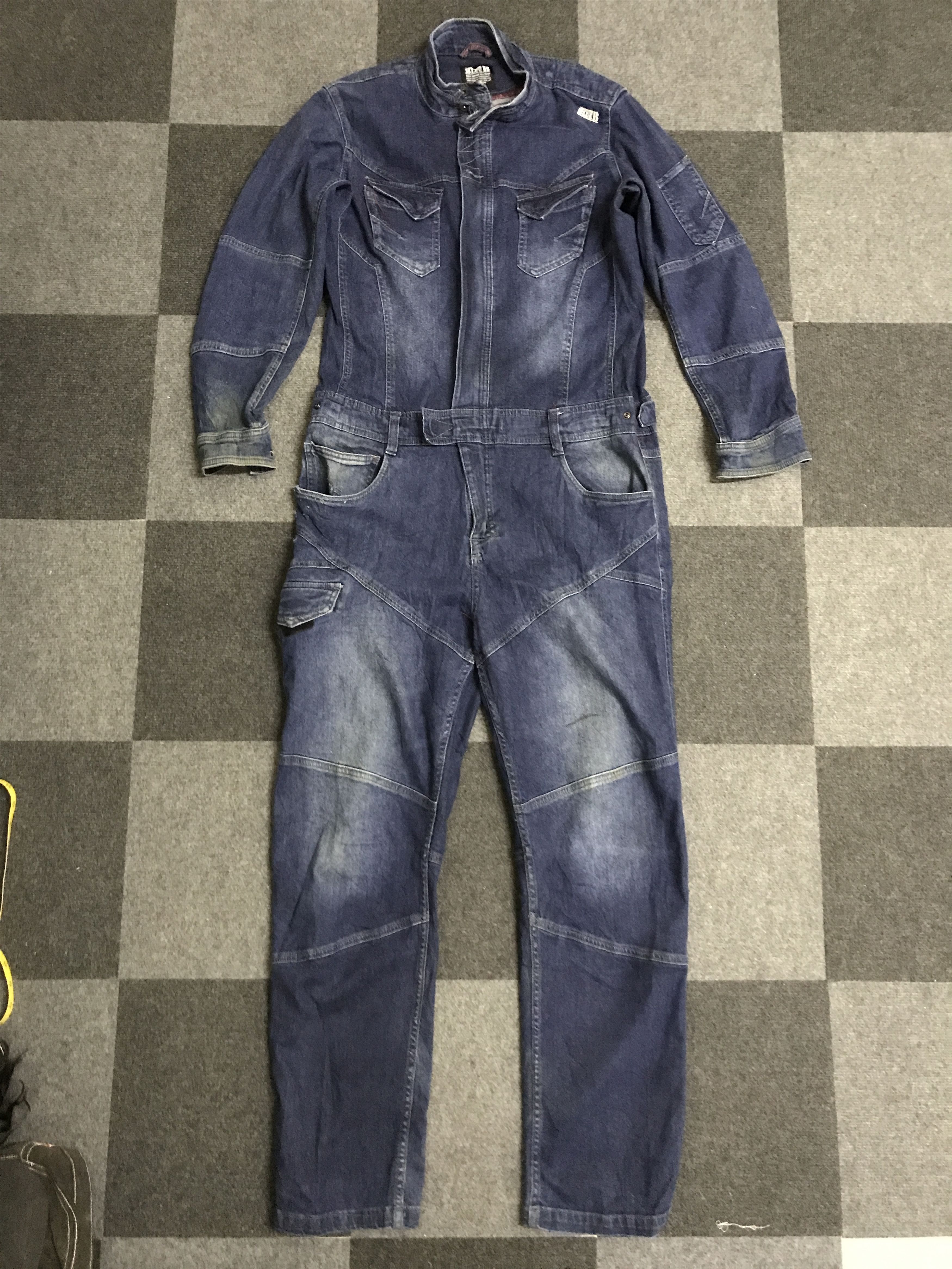 CVA11 BBLUE Soft Stretchable Denim Coverall