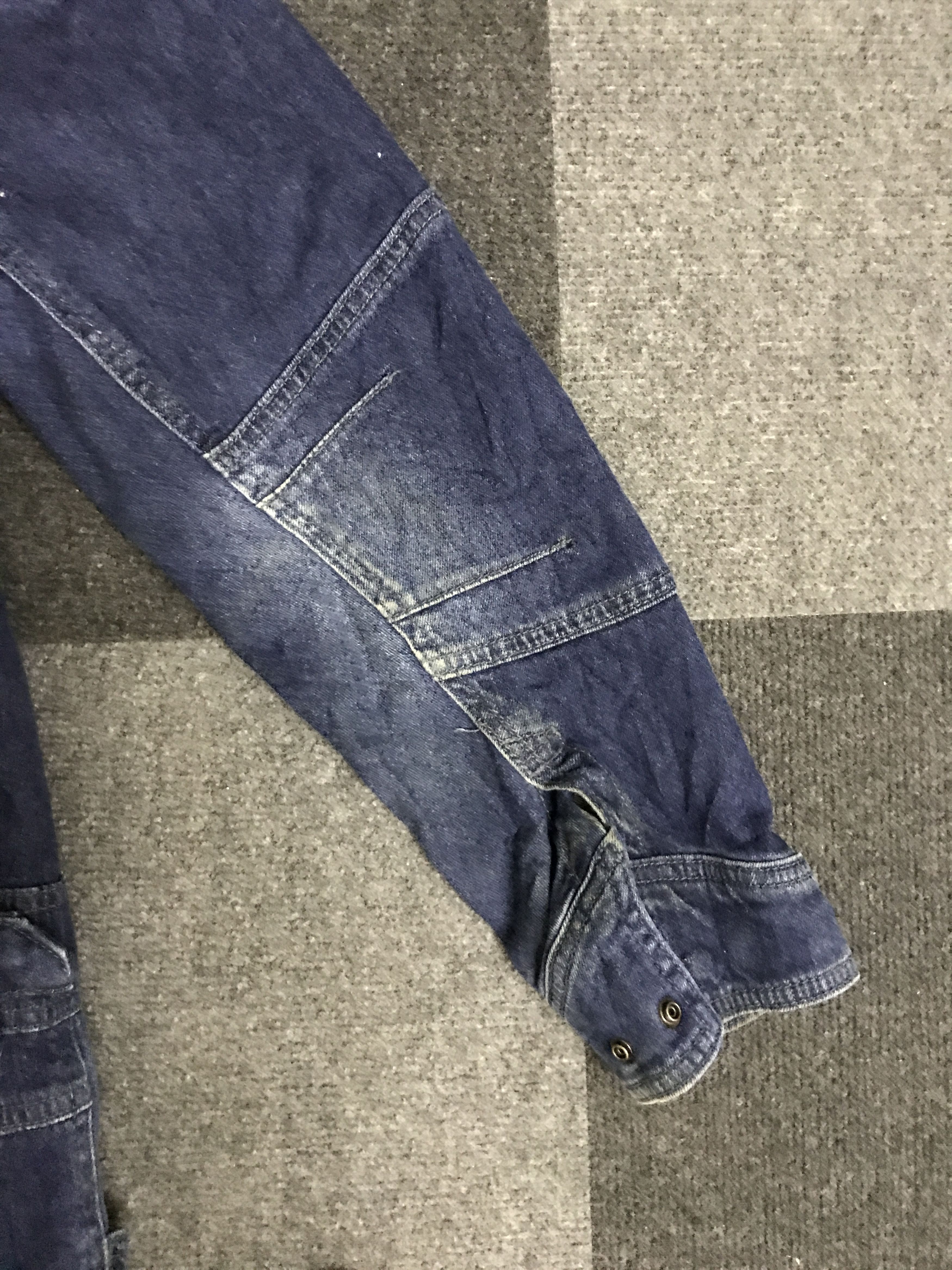 Japanese Brand CVA11 BBLUE Soft Stretchable Denim Coverall Size US 38 / EU 54 - 22 Thumbnail