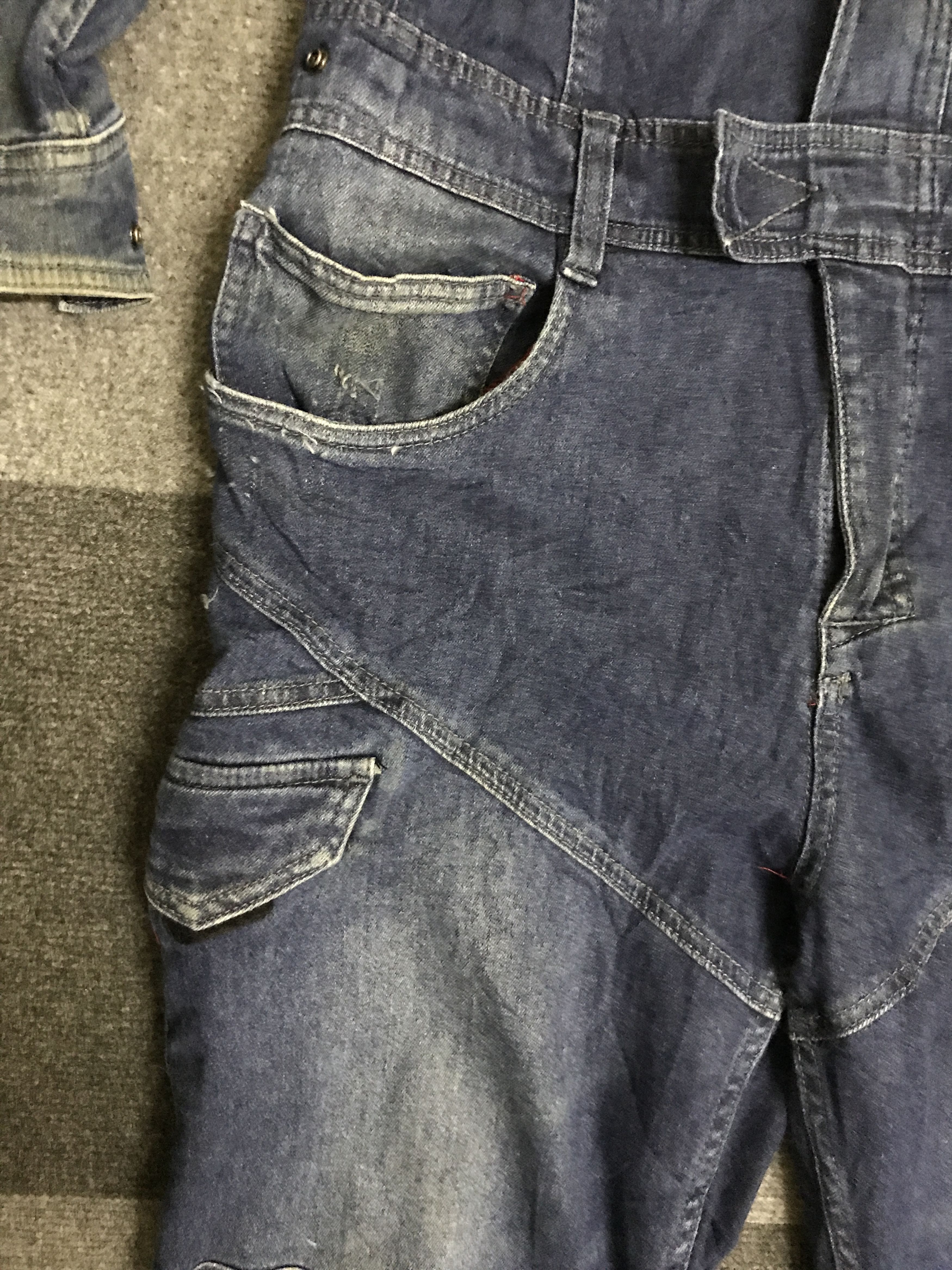 Japanese Brand CVA11 BBLUE Soft Stretchable Denim Coverall Size US 38 / EU 54 - 11 Thumbnail