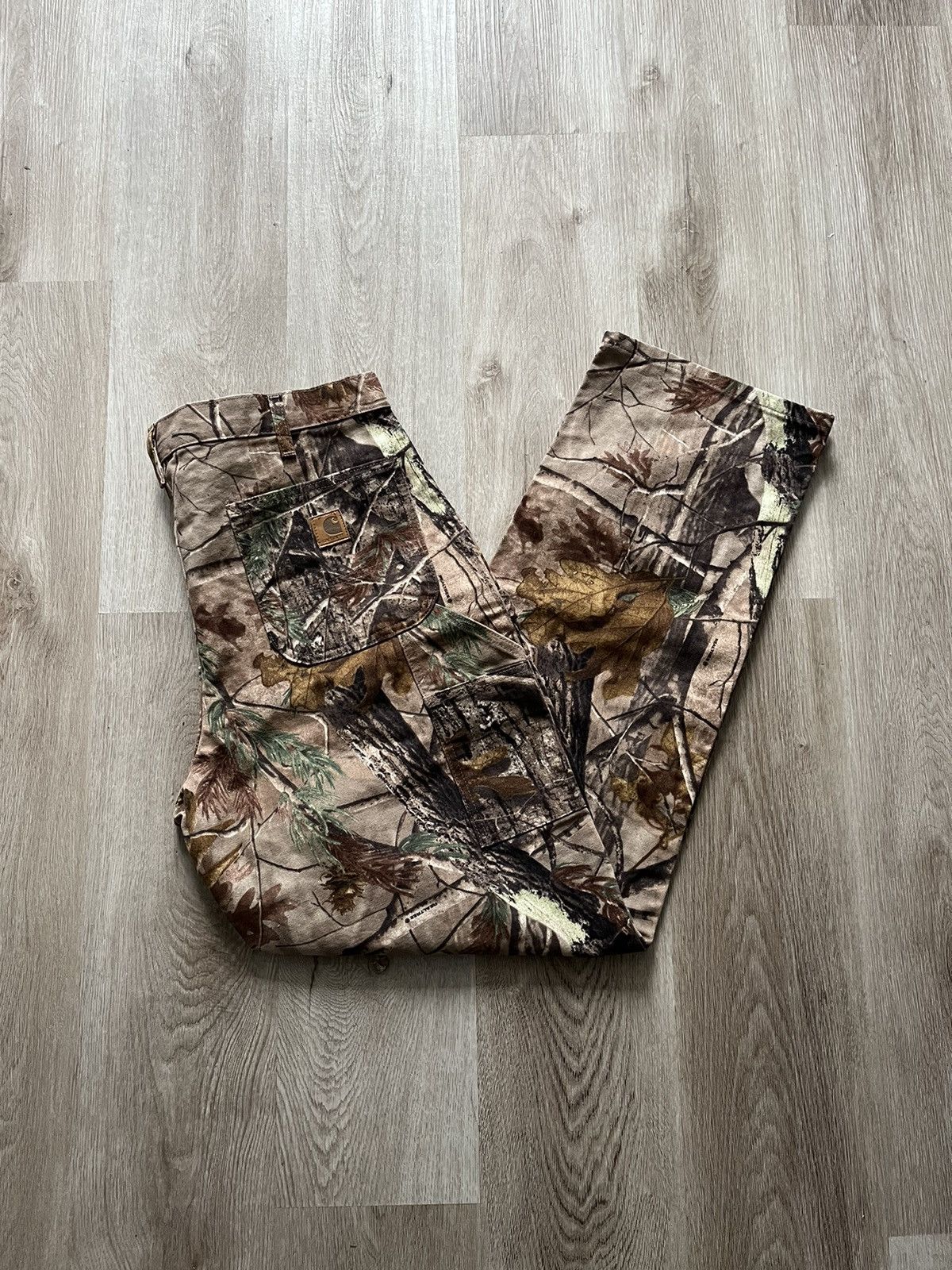 Carhartt Vintage Carharrt Camo Dungaree Pants Size US 36 / EU 52 - 1 Thumbnail