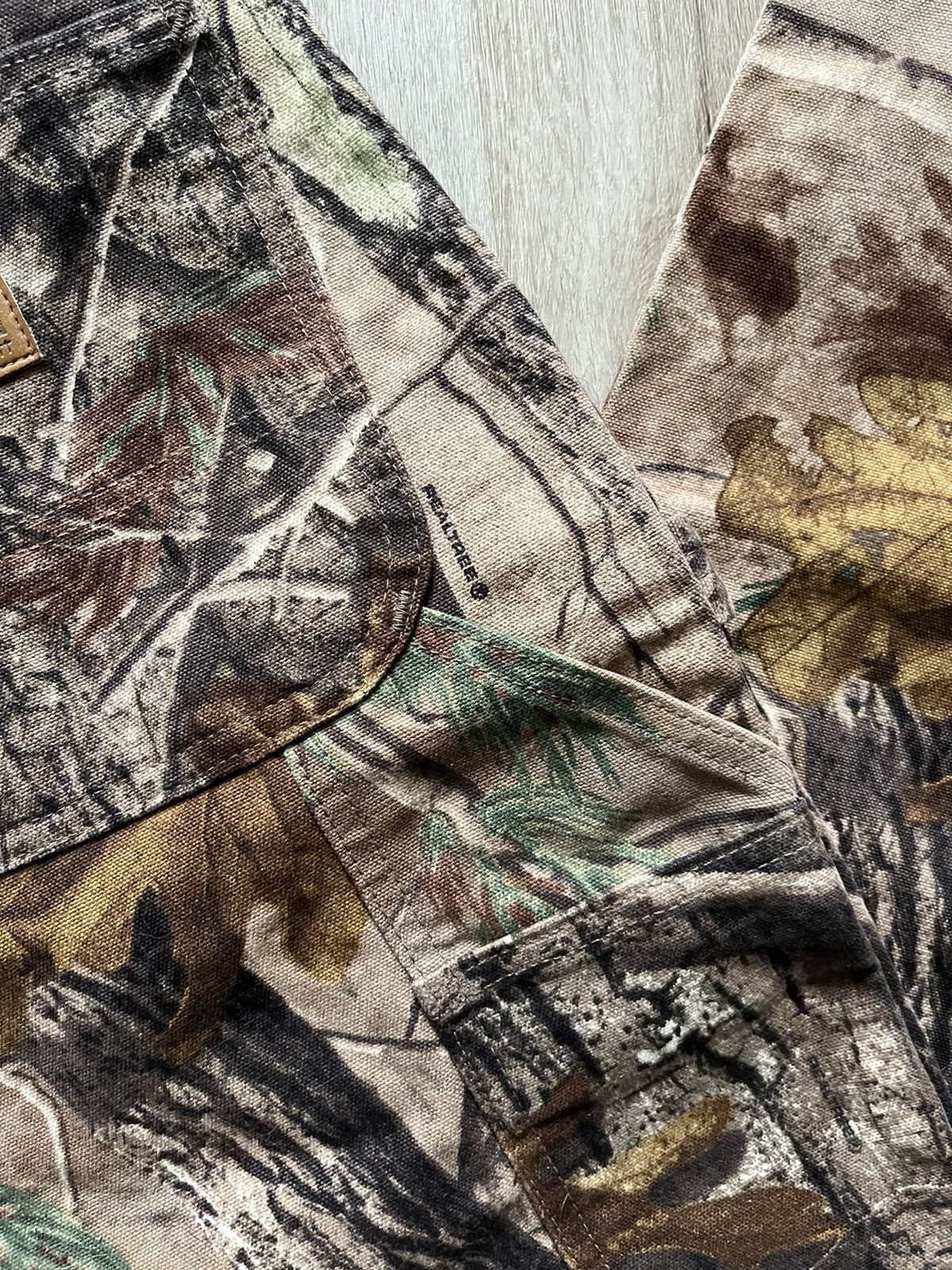 Carhartt Vintage Carharrt Camo Dungaree Pants Size US 36 / EU 52 - 6 Thumbnail
