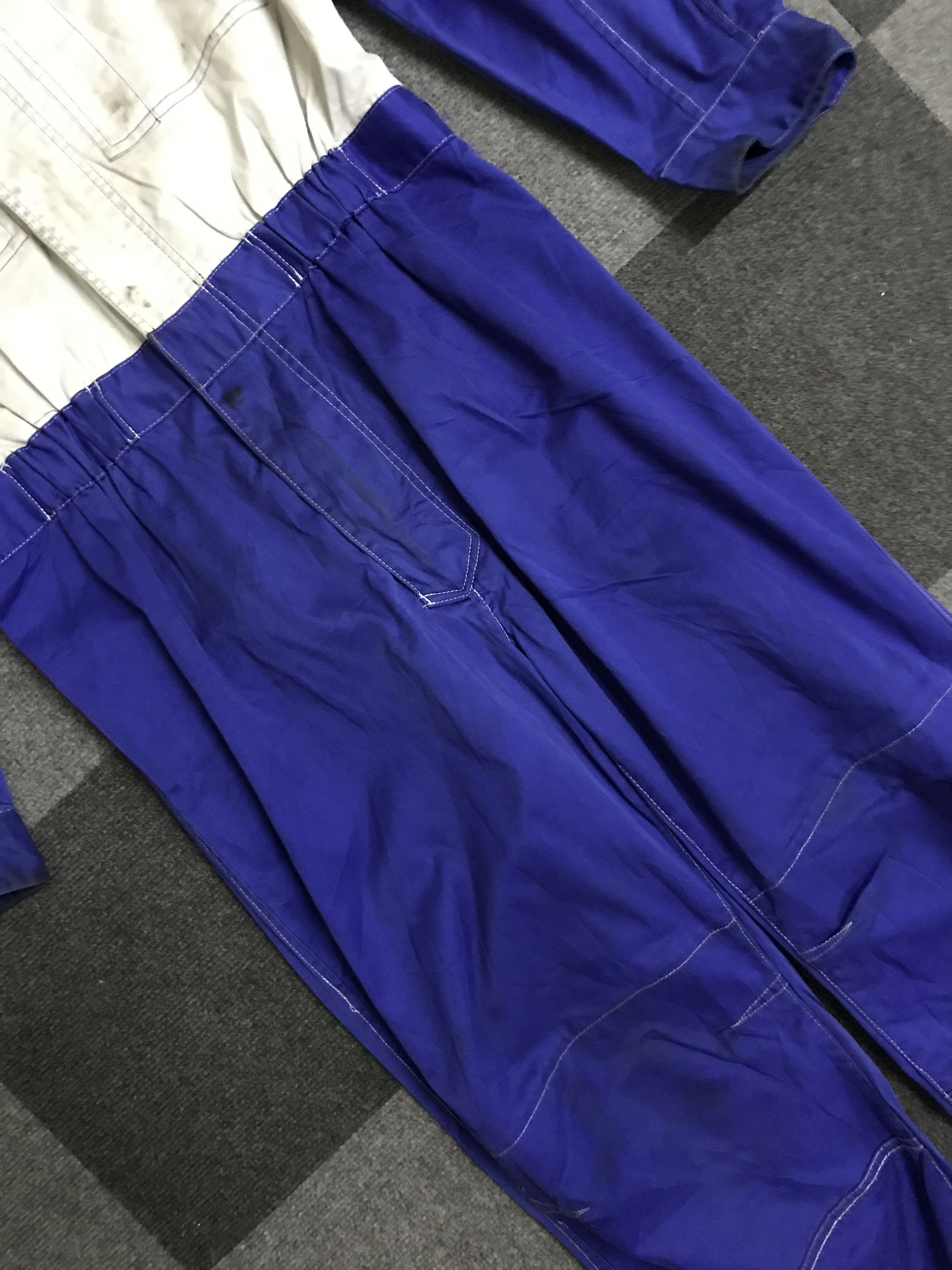 Japanese Brand CVA12 NISSAN Real Issue Mechanic Coverall Size US 35 - 5 Thumbnail