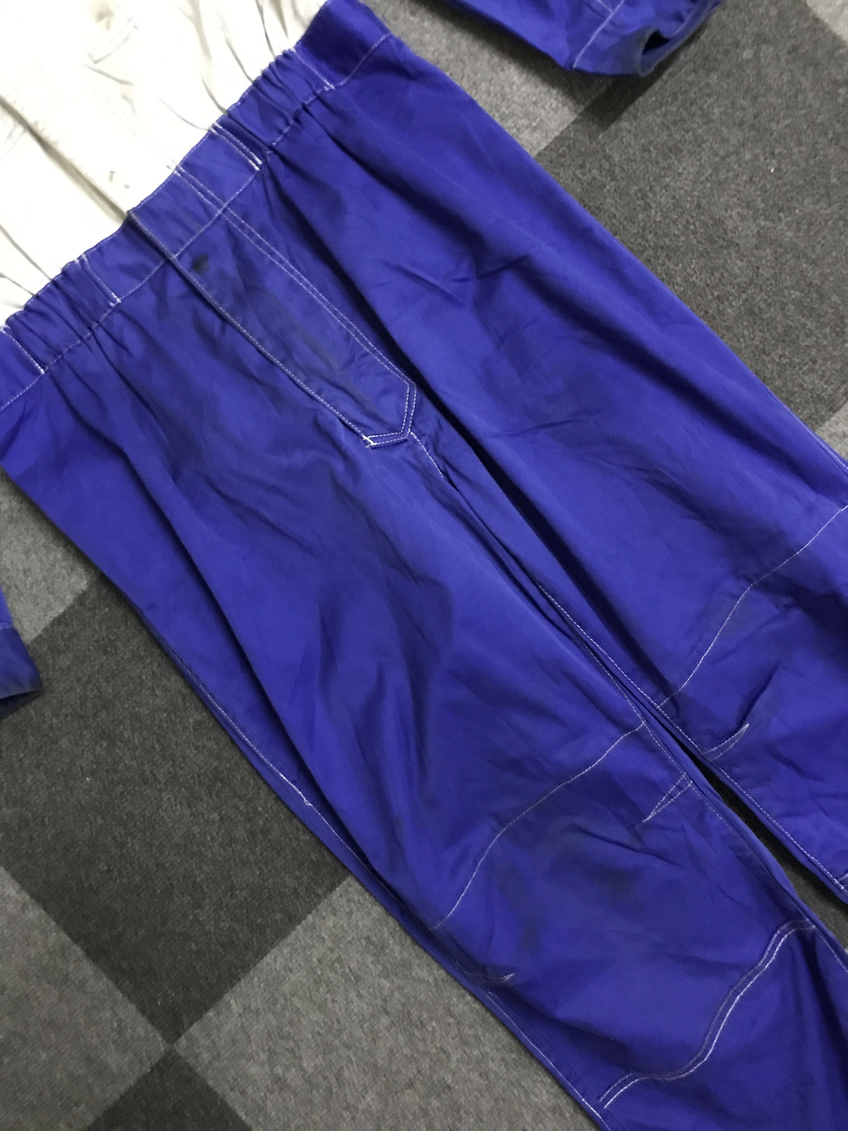 Japanese Brand CVA12 NISSAN Real Issue Mechanic Coverall Size US 35 - 7 Thumbnail