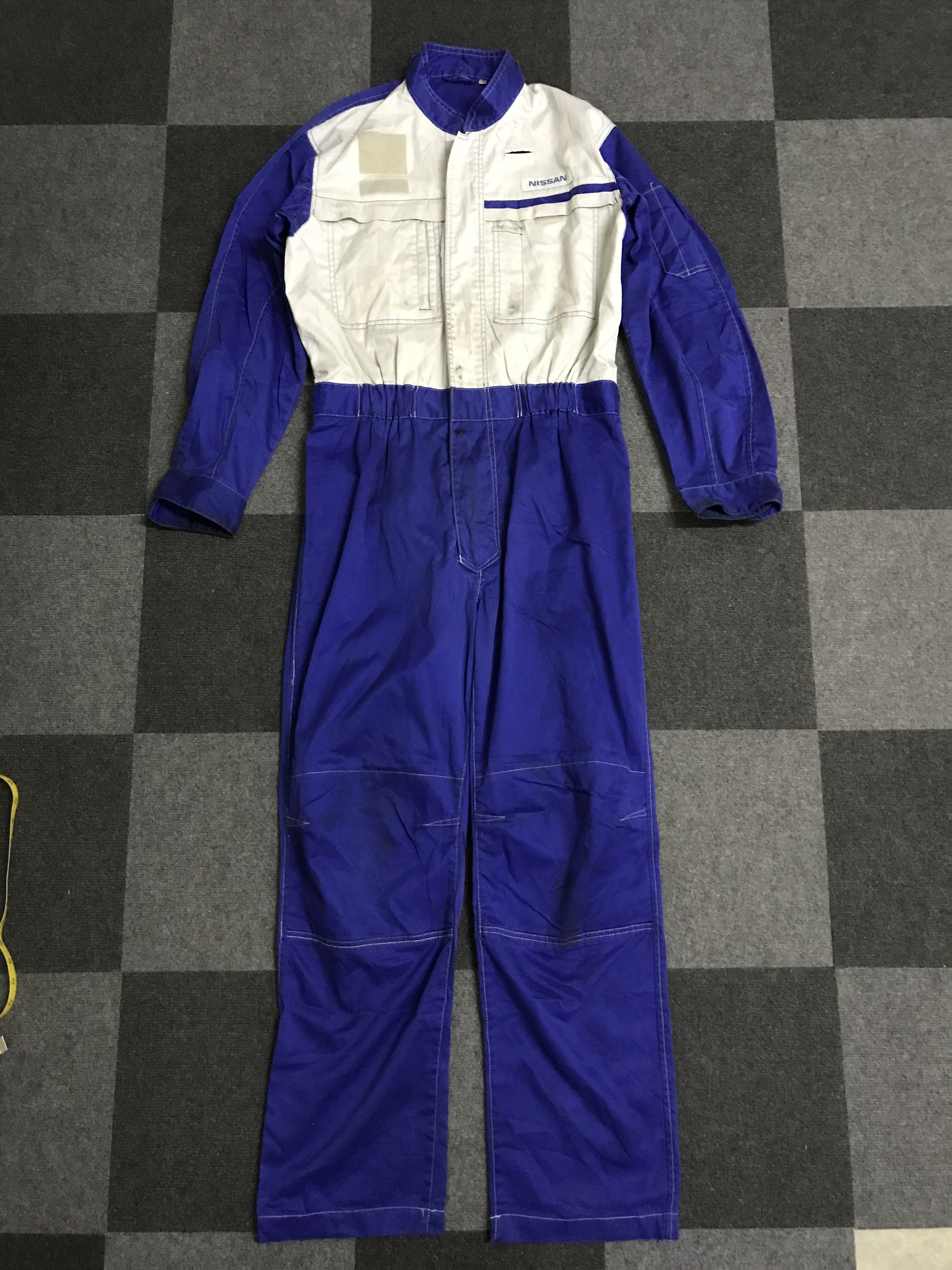 Japanese Brand CVA12 NISSAN Real Issue Mechanic Coverall Size US 35 - 2 Thumbnail