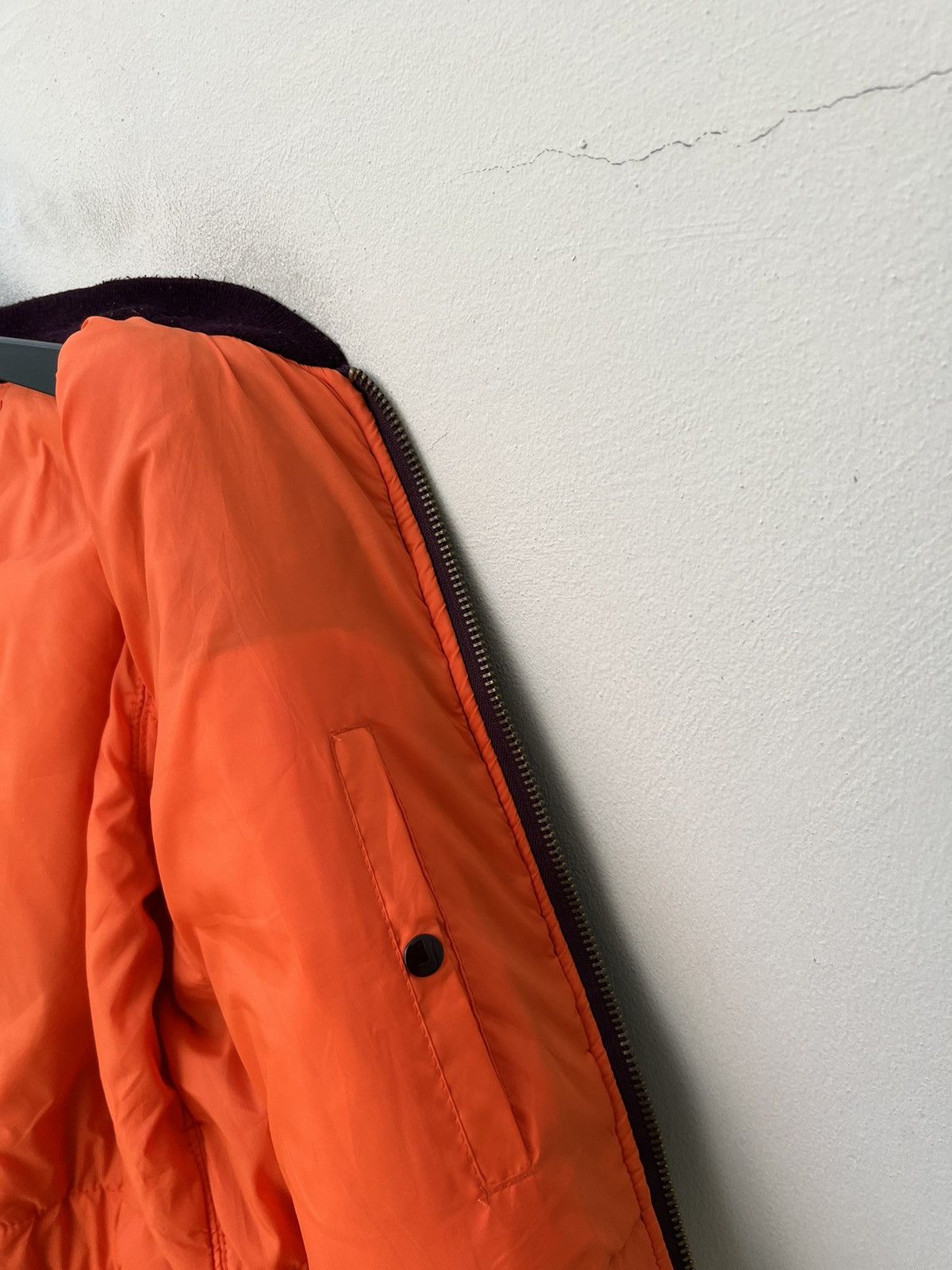 Alpha Industries RARE VTG 80s Corinth MFG Ox Blood MA-1 Flight Bomber Jacket Size US L / EU 52-54 / 3 - 20 Thumbnail