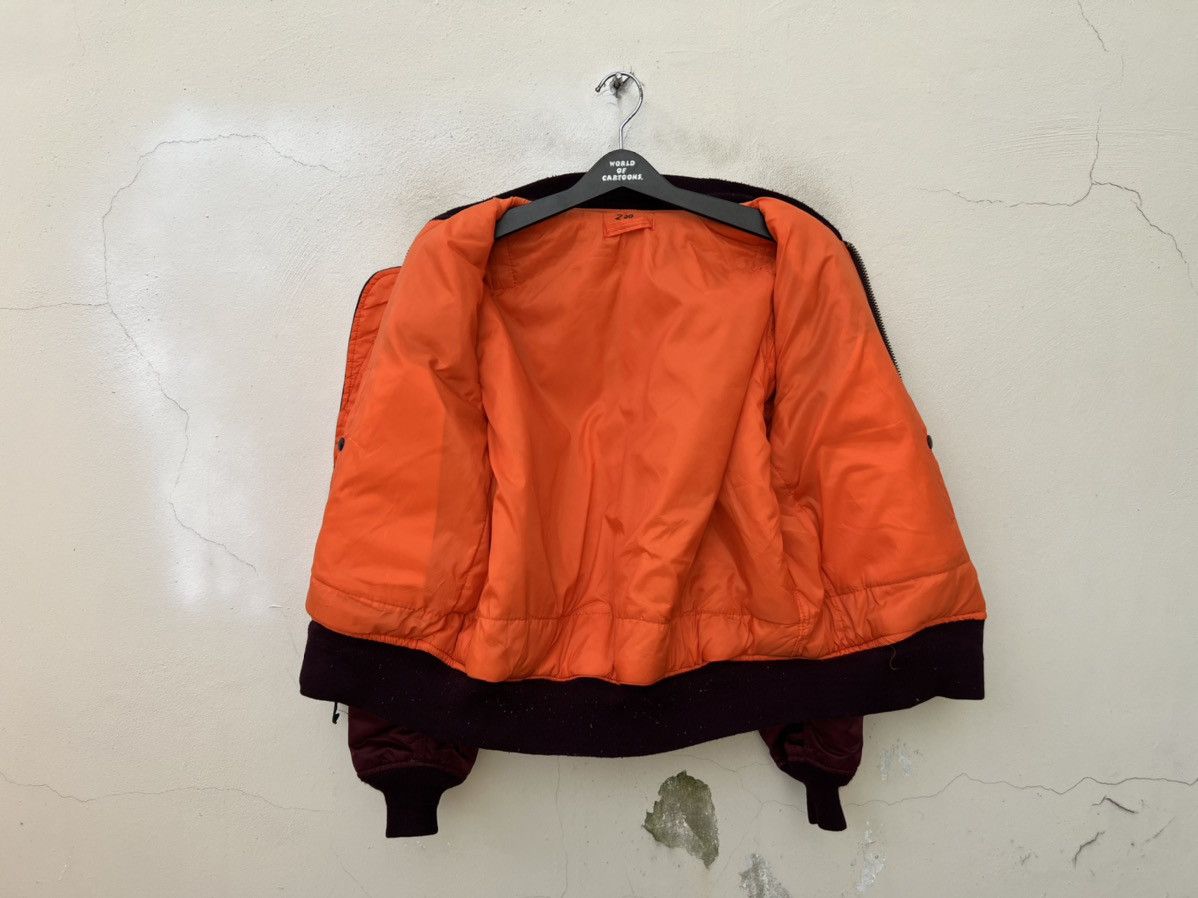 Alpha Industries RARE VTG 80s Corinth MFG Ox Blood MA-1 Flight Bomber Jacket Size US L / EU 52-54 / 3 - 19 Thumbnail