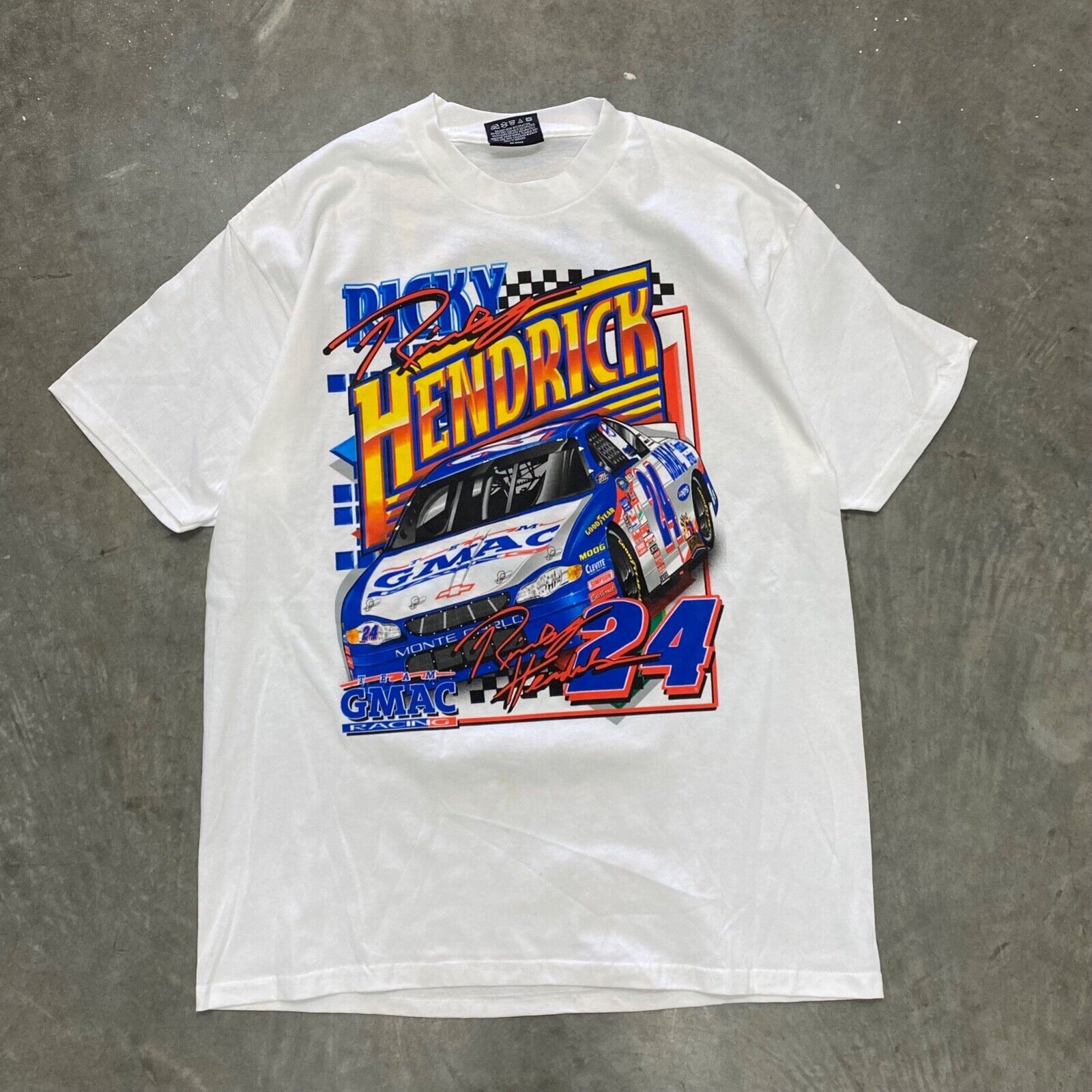 Vintage VTG Ricky Hendricks NASCAR Racing Car T Shirt | Grailed