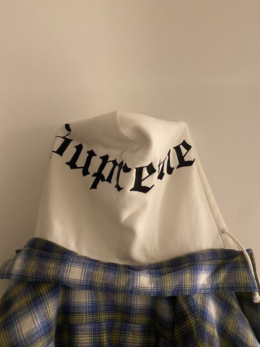 人気SALE豊富な Supreme - Supreme Hooded Flannel Zip Up Shirt Mサイズの通販 by PUG  NY｜シュプリームならラクマ