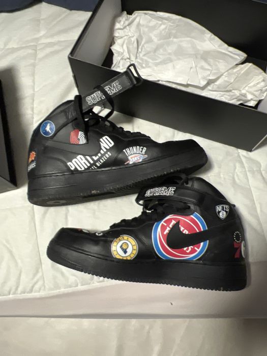 Supreme Supreme AF1 Black | Grailed