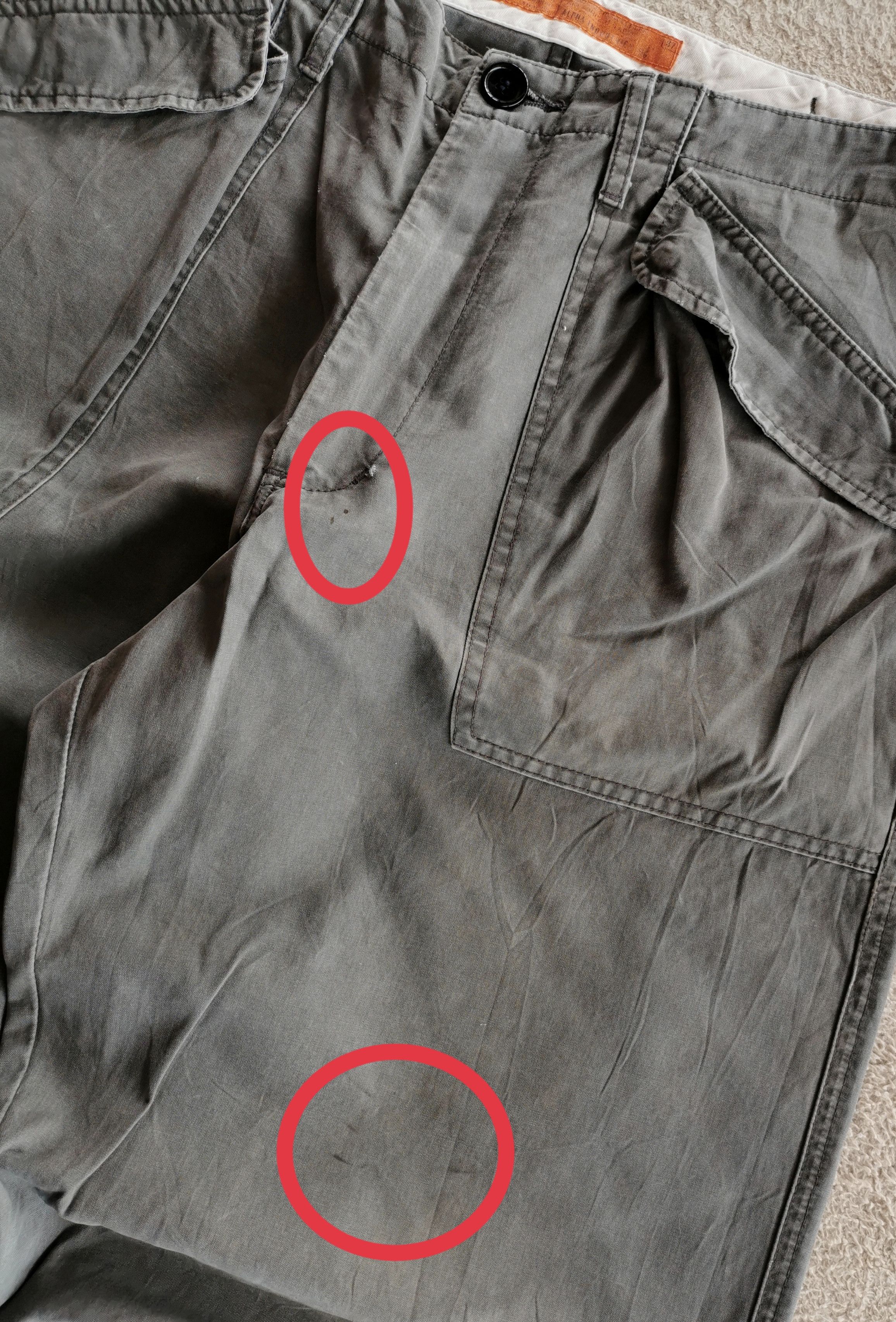 Alpha Industries Vintage Alpha Industries Air Force US Army Pants Size US 33 - 9 Thumbnail