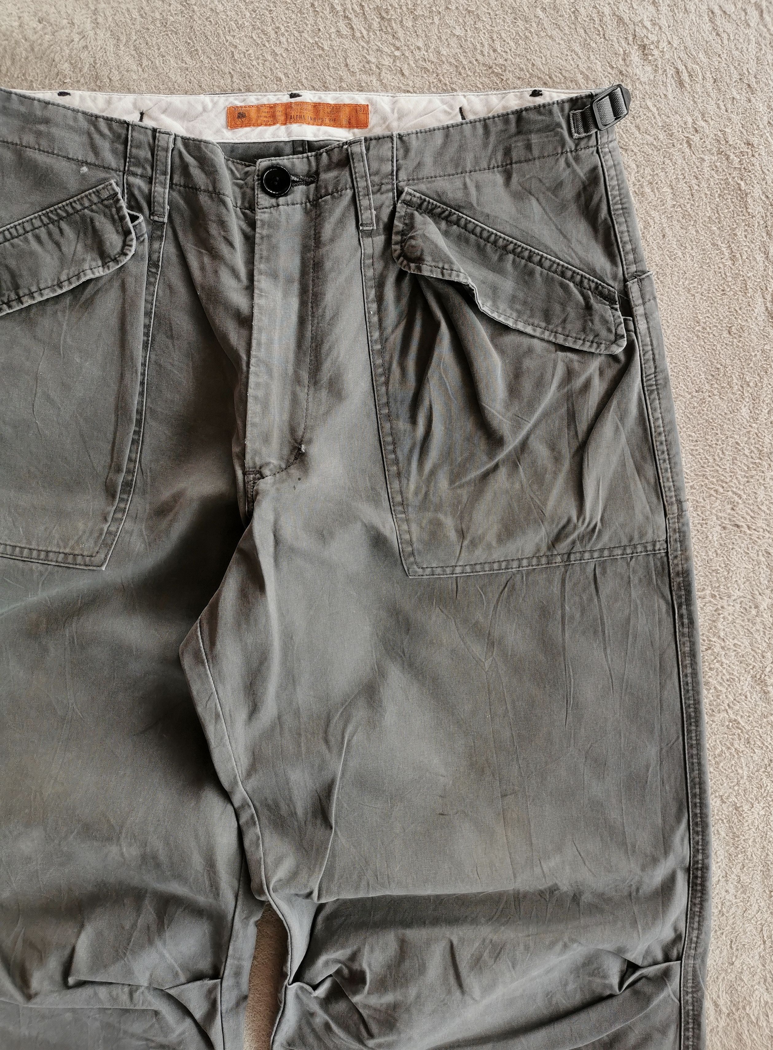Alpha Industries Vintage Alpha Industries Air Force US Army Pants Size US 33 - 3 Thumbnail