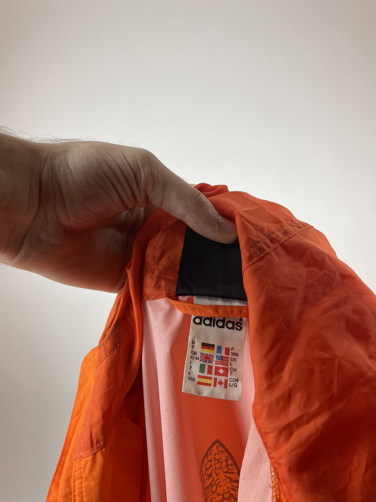 Adidas × Vintage Rare Mens Adidas originals vintage Raincoat Hooded jacket Size US XL / EU 56 / 4 - 8 Thumbnail