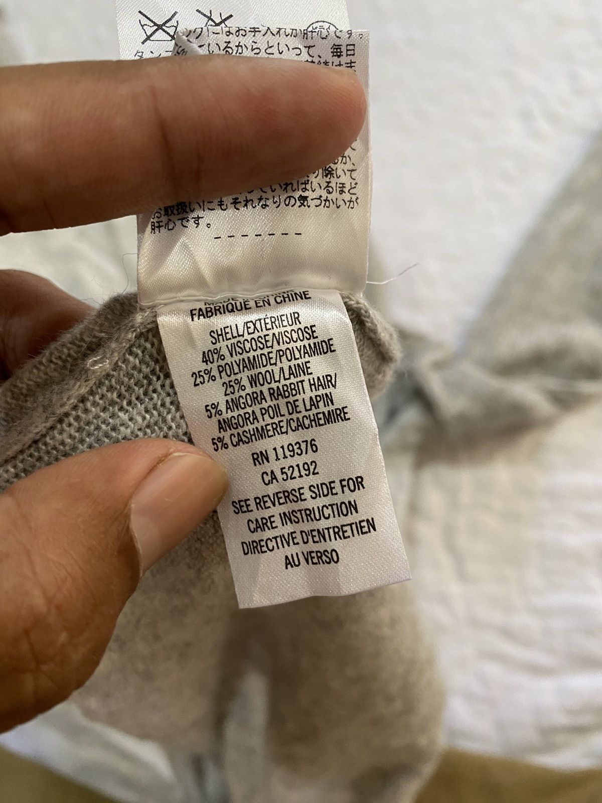 Helmut Lang helmut lang mix wool longsleeve Size S / US 4 / IT 40 - 6 Thumbnail