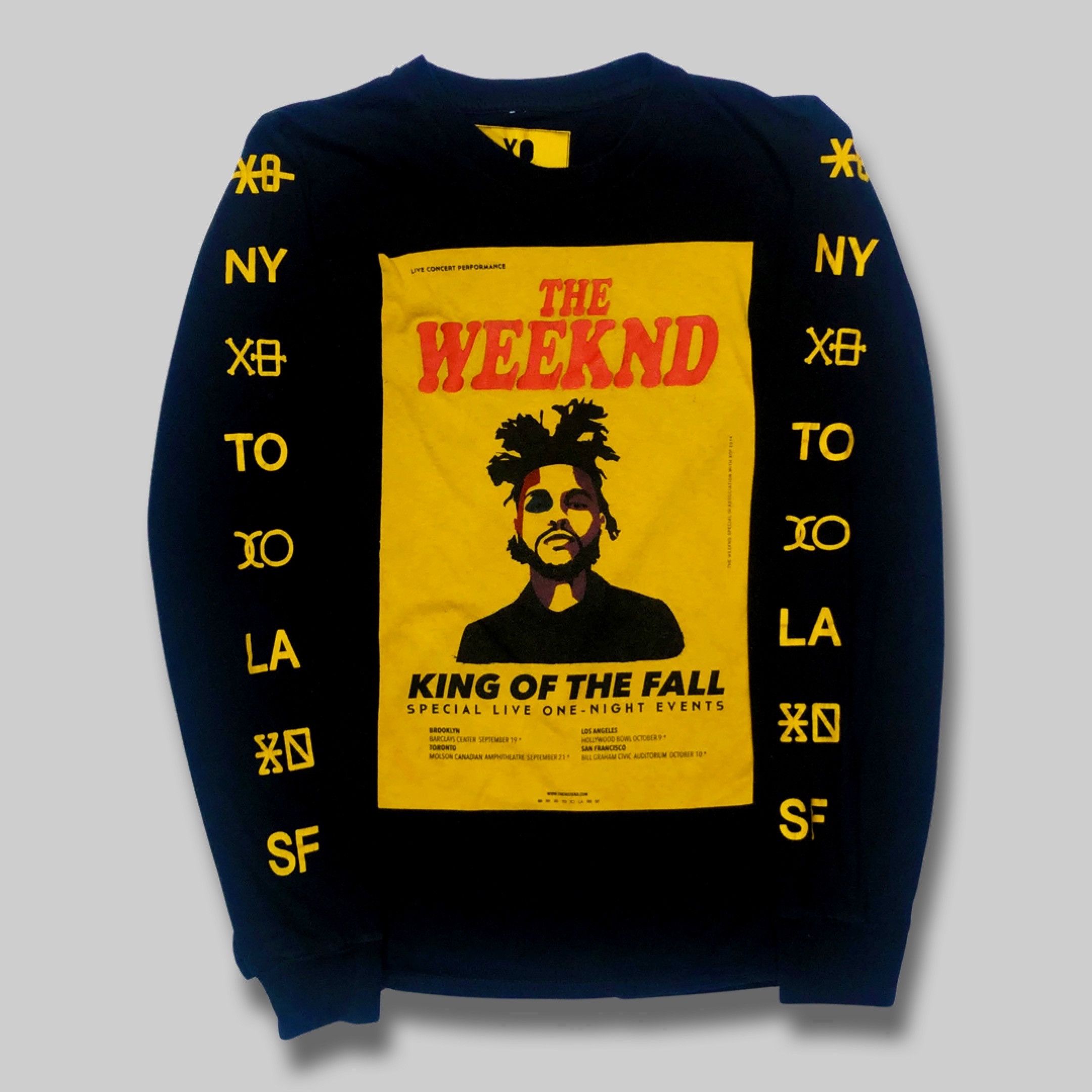 The Weeknd × XO Official Issue XO KING OF THE FALL LONGSLEEVE | Grailed