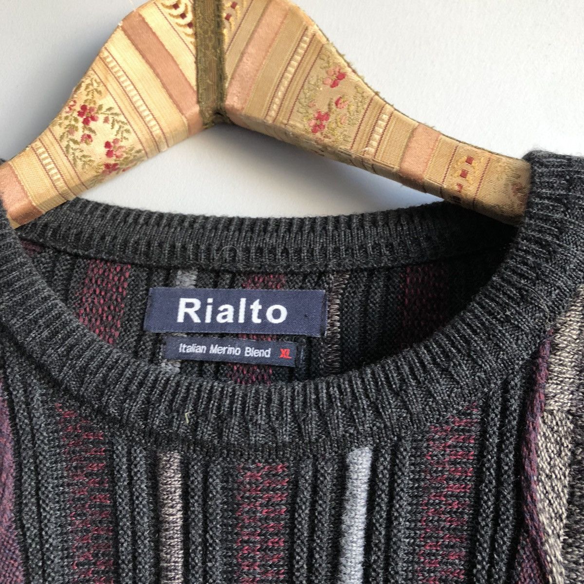 Other Merino Wool Vintage Italy Cable Knit Large Fit By Coogi Size US XL / EU 56 / 4 - 6 Thumbnail