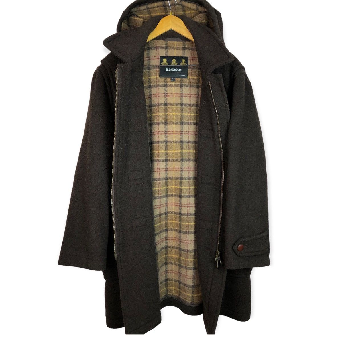 Barbour × Noah Wool Teddy Bedale Jacket XL NEW Black | Grailed