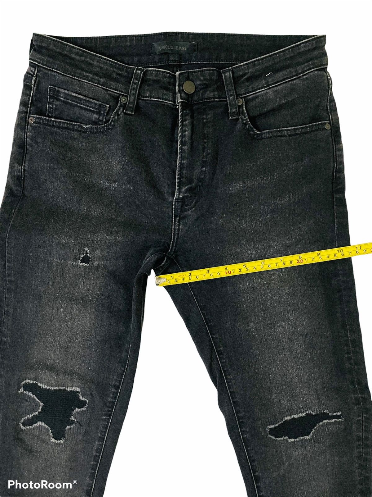Uniqlo Distressed Denim Uniqlo Skiny Fit Size US 30 / EU 46 - 5 Thumbnail