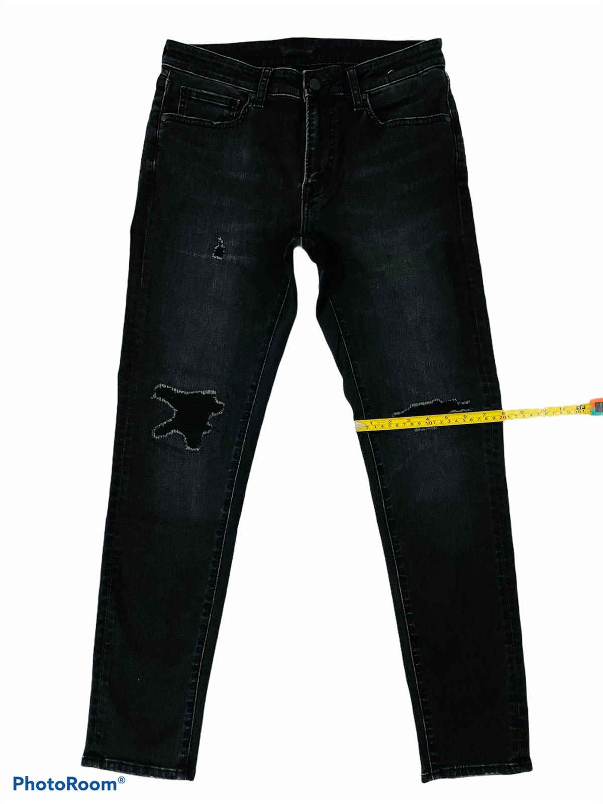 Uniqlo Distressed Denim Uniqlo Skiny Fit Size US 30 / EU 46 - 6 Thumbnail