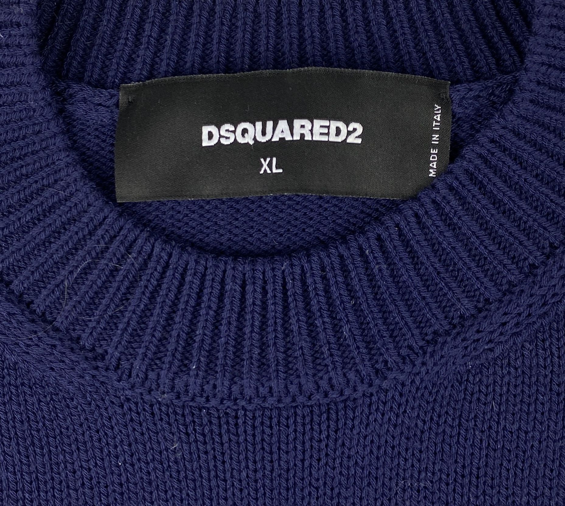Dsquared2 Dsquared2 Navy Logo Sweater Size US XL / EU 56 / 4 - 4 Thumbnail