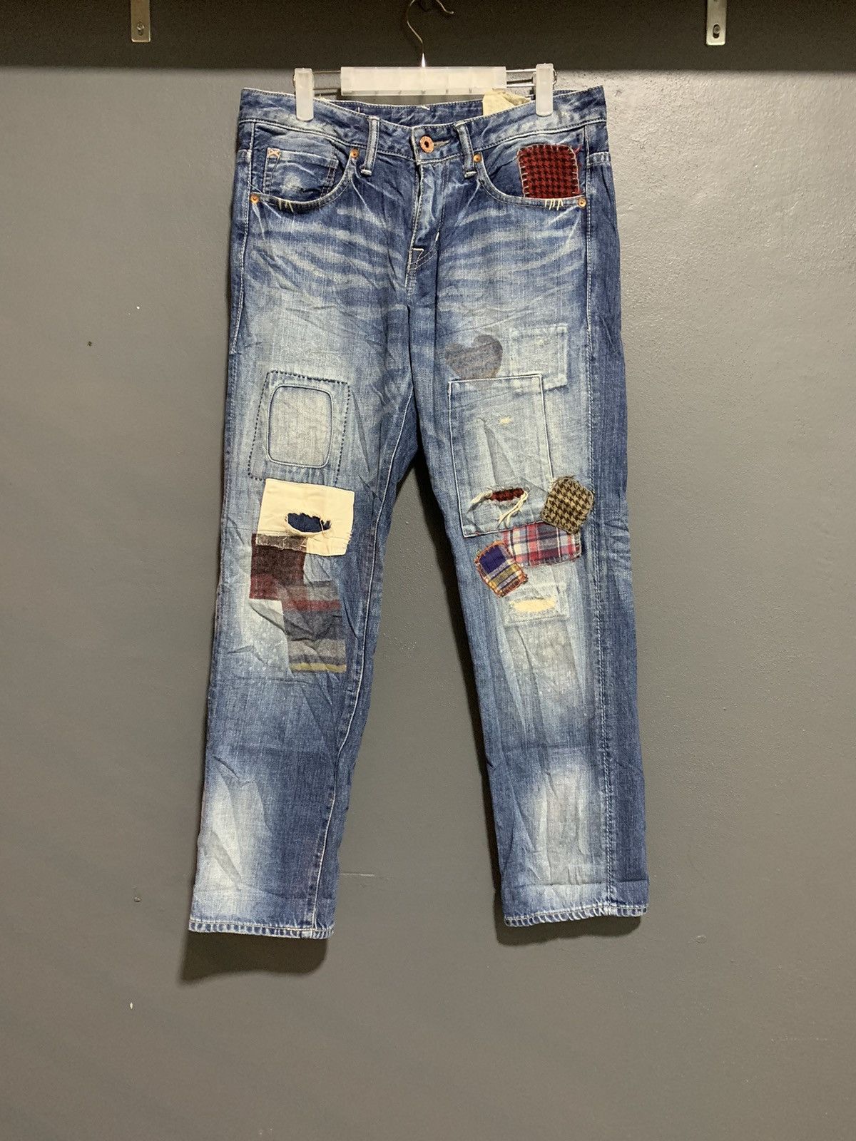 JAPANESE BRAND CEPO WORK AND MILITARY PATCHWORK ART KAPITAL