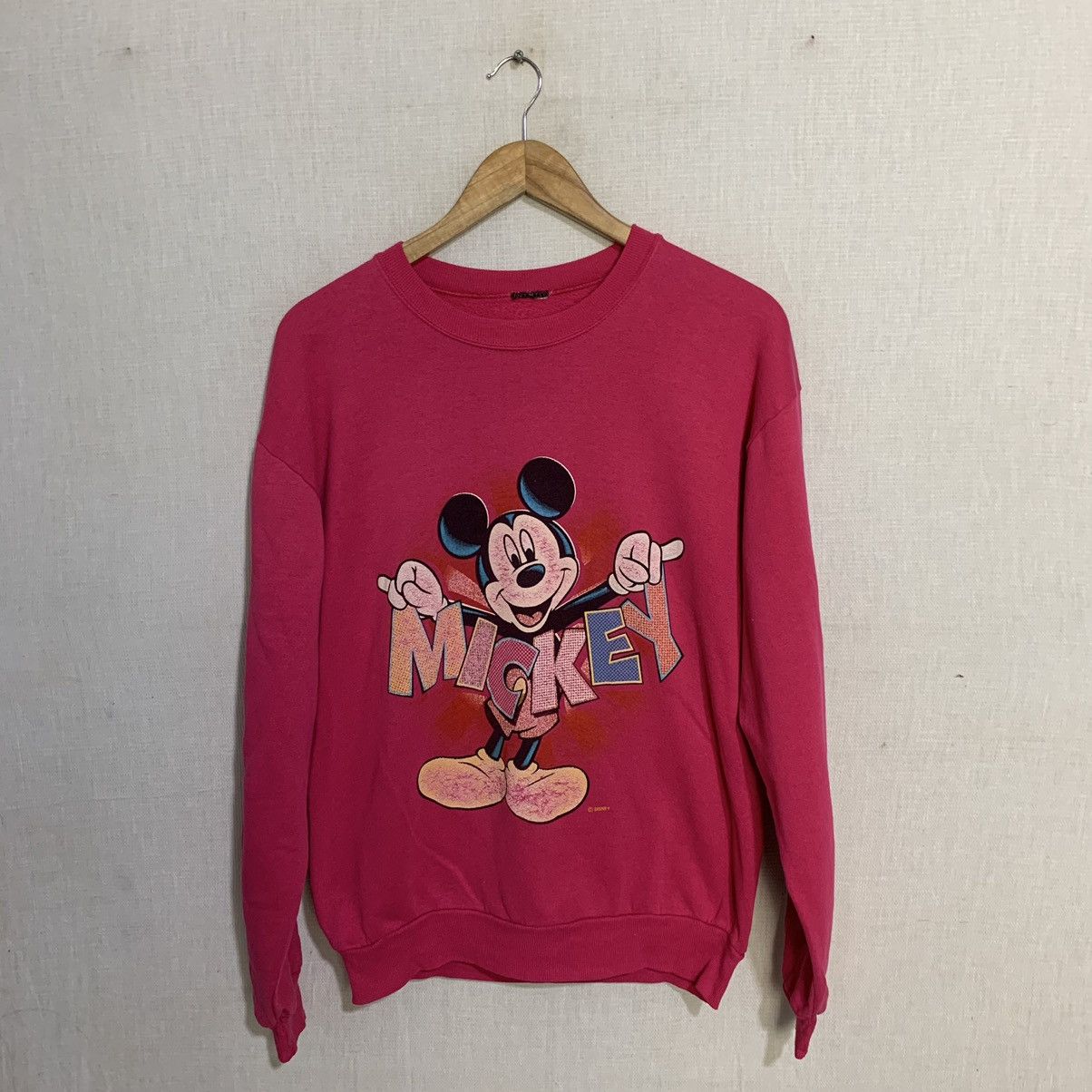 Disney × Vintage Vintage sweatshirt mickey big print Size US M / EU 48-50 / 2 - 1 Thumbnail