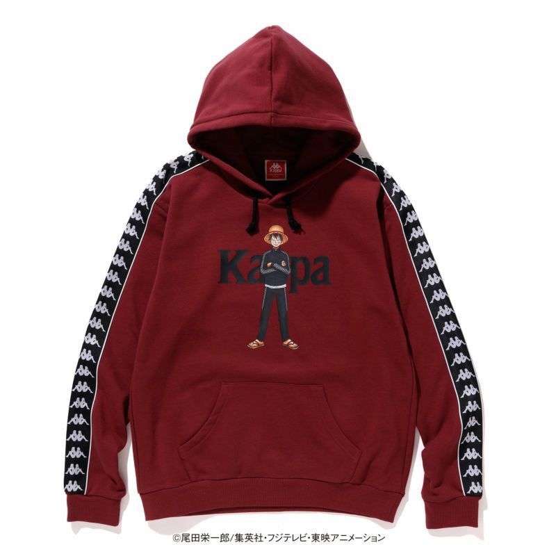 Kappa ONE PIECE collaboration hoodie Luffy
