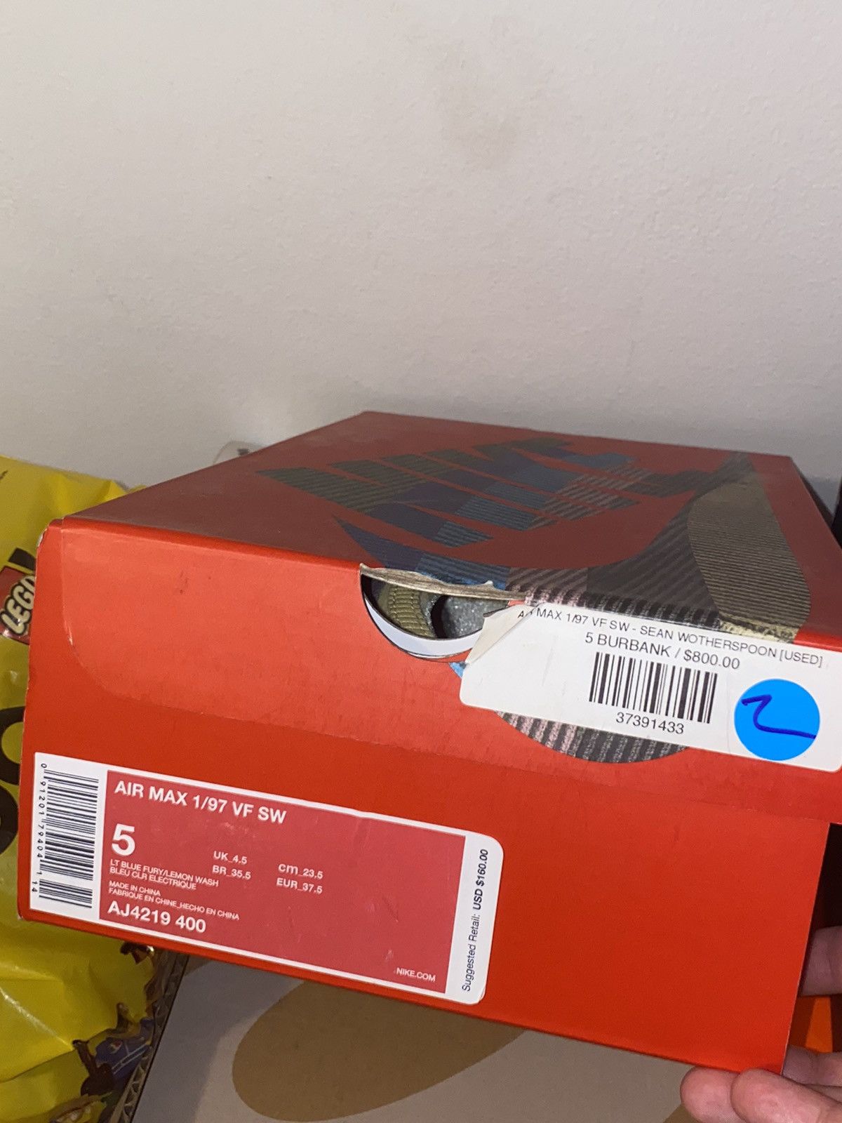 Nike Air Max 1/97 Sean Wotherspoon 2018 Size US 5 / EU 37 - 16 Thumbnail