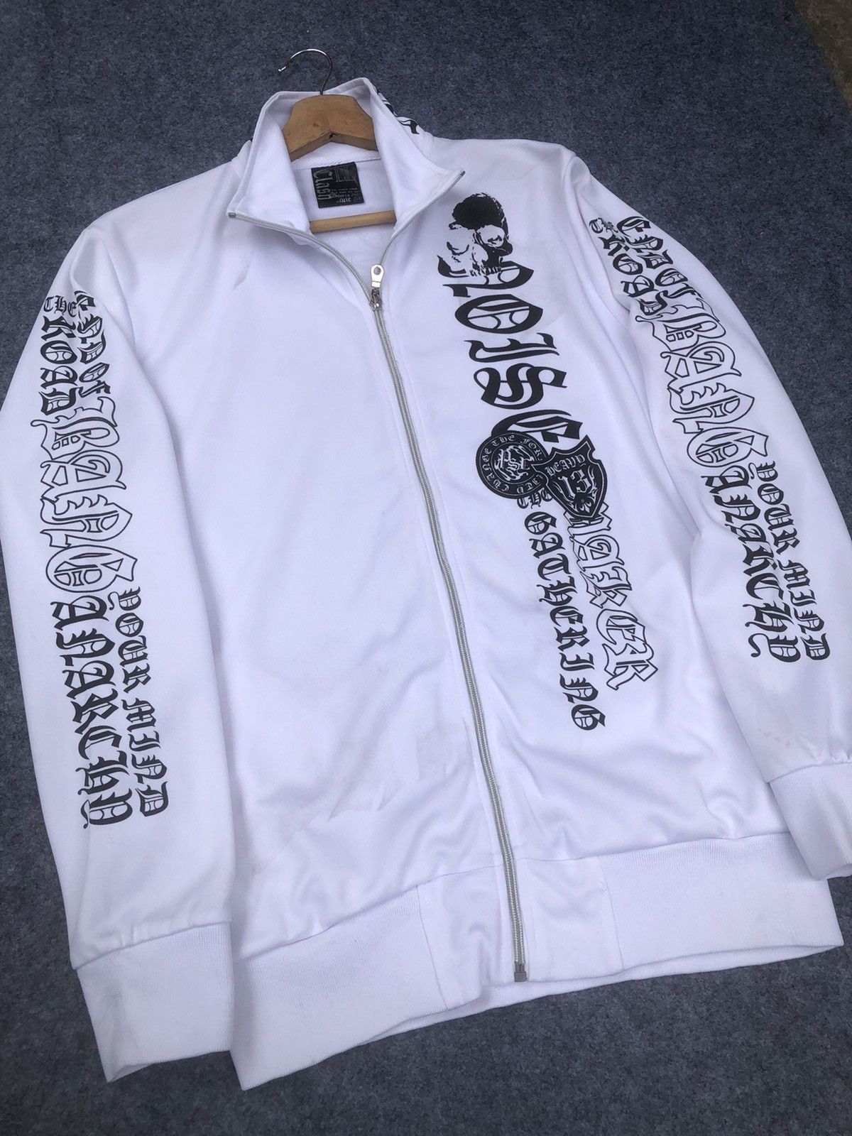Japanese Brand Last Drop🔥Rare🔥Japanese Clash Ahead Track Shirt Like DogTown Size US L / EU 52-54 / 3 - 12 Thumbnail